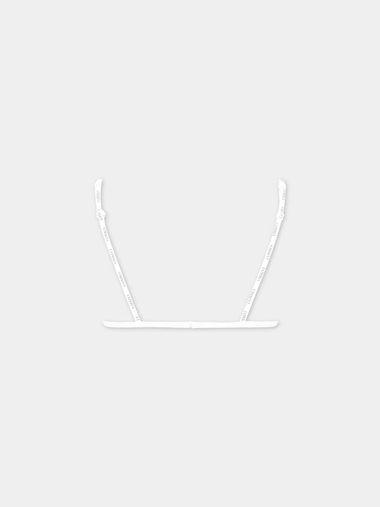 Reggiseno bianco per bambina con loghi,La Perla,51319 XO