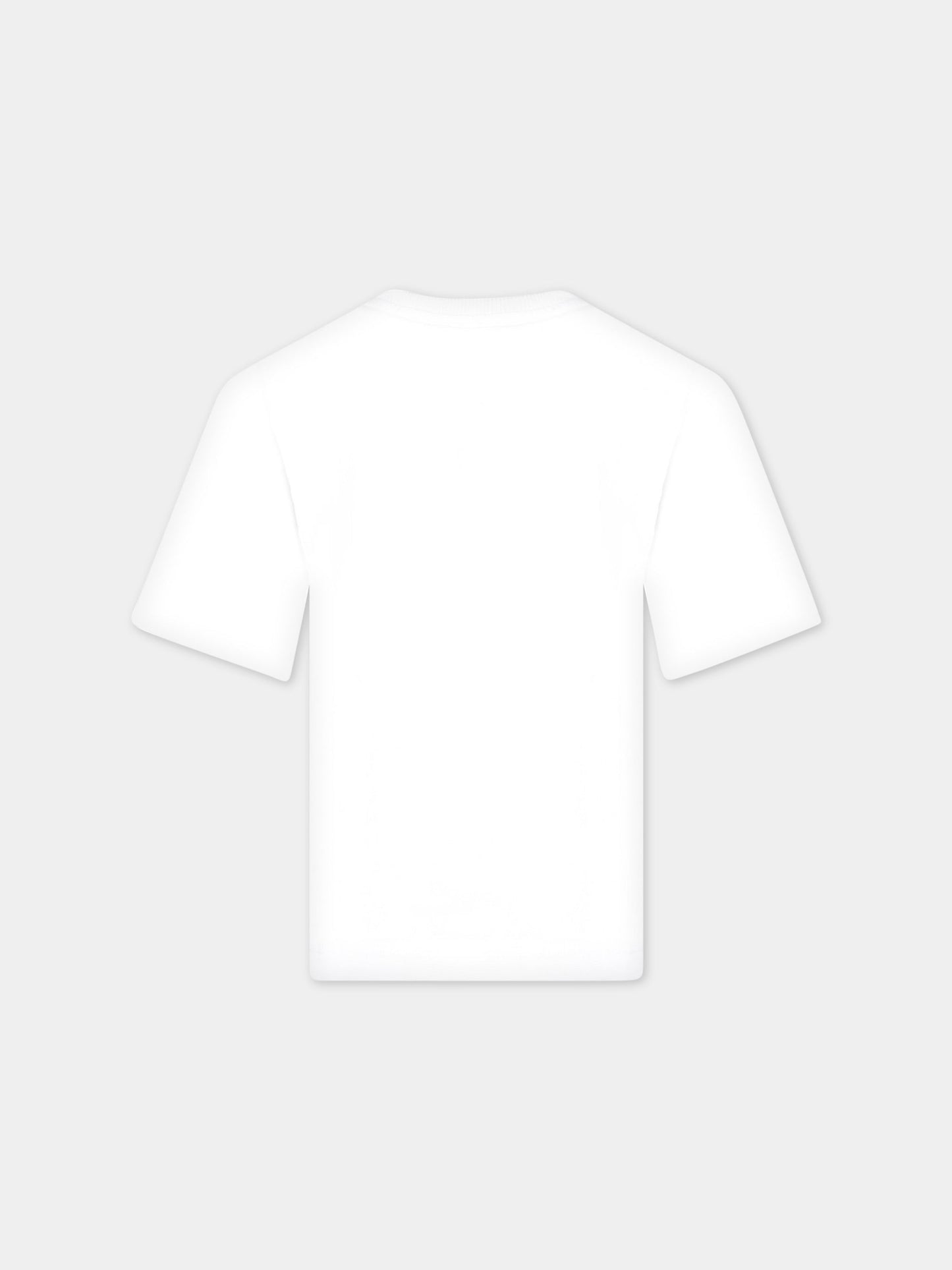 T-shirt bianca per bambini con Teddy Bear,Moschino Kids,HOM03R LAA23 10101