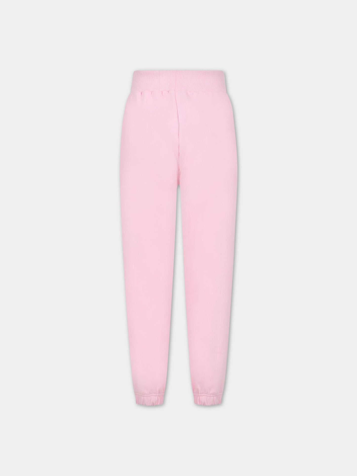 Pantaloni rosa per bambina con iconico occhiolino e stella,Chiara Ferragni Collection,51A410 1250 0090