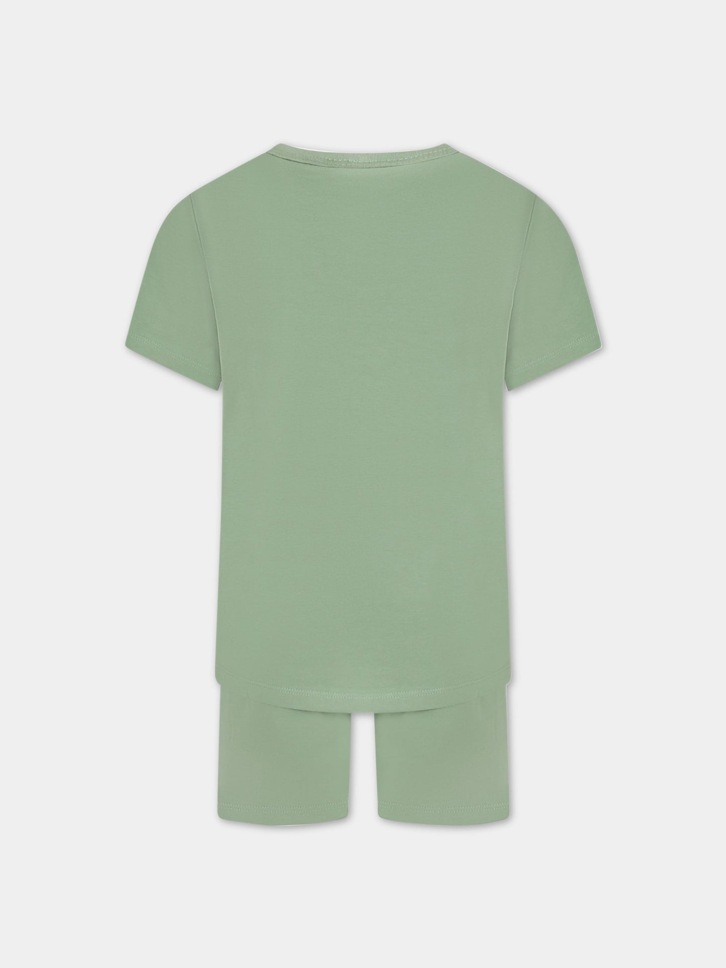 Pigiama verde per bambino con smile,Molo,6S23R401 8729