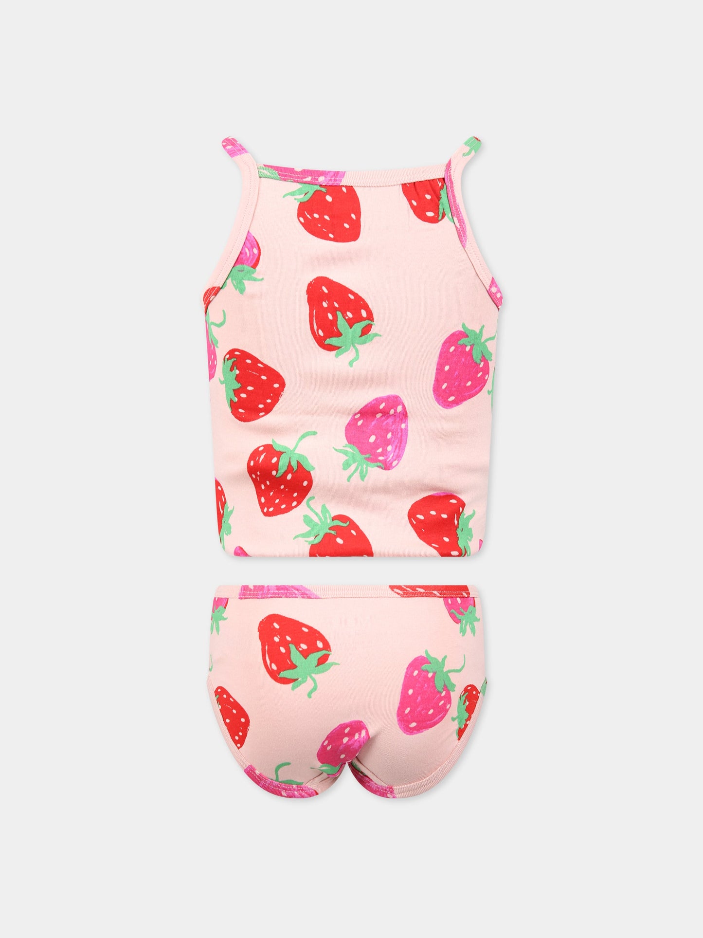 Set multicolor per bambina con stampa fragola,Molo,2S23Q701 6752