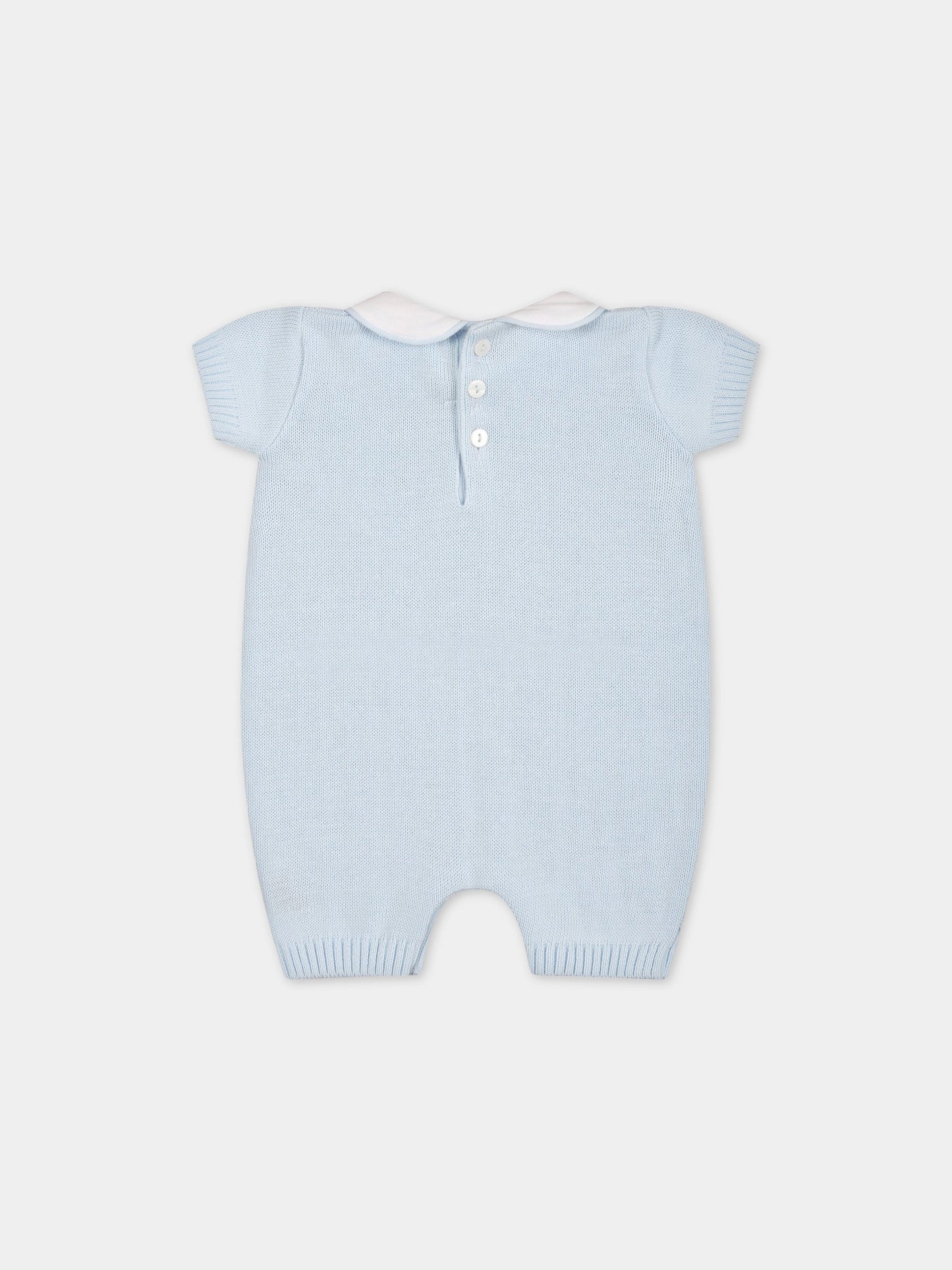 Pagliaccetto celeste per neonato,Little Bear,6117 CIELO