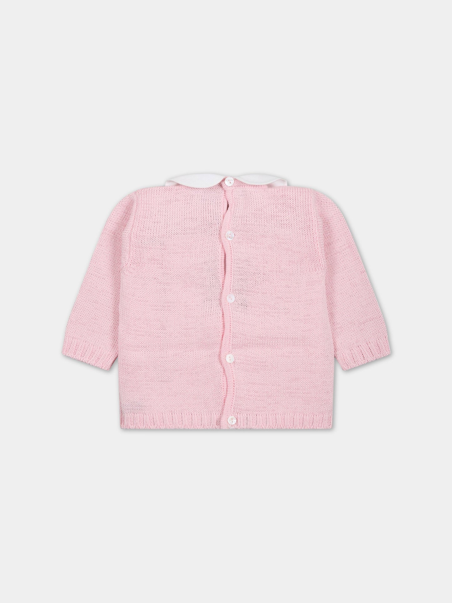 Maglione rosa per neonata,Little Bear,6023 ROSA