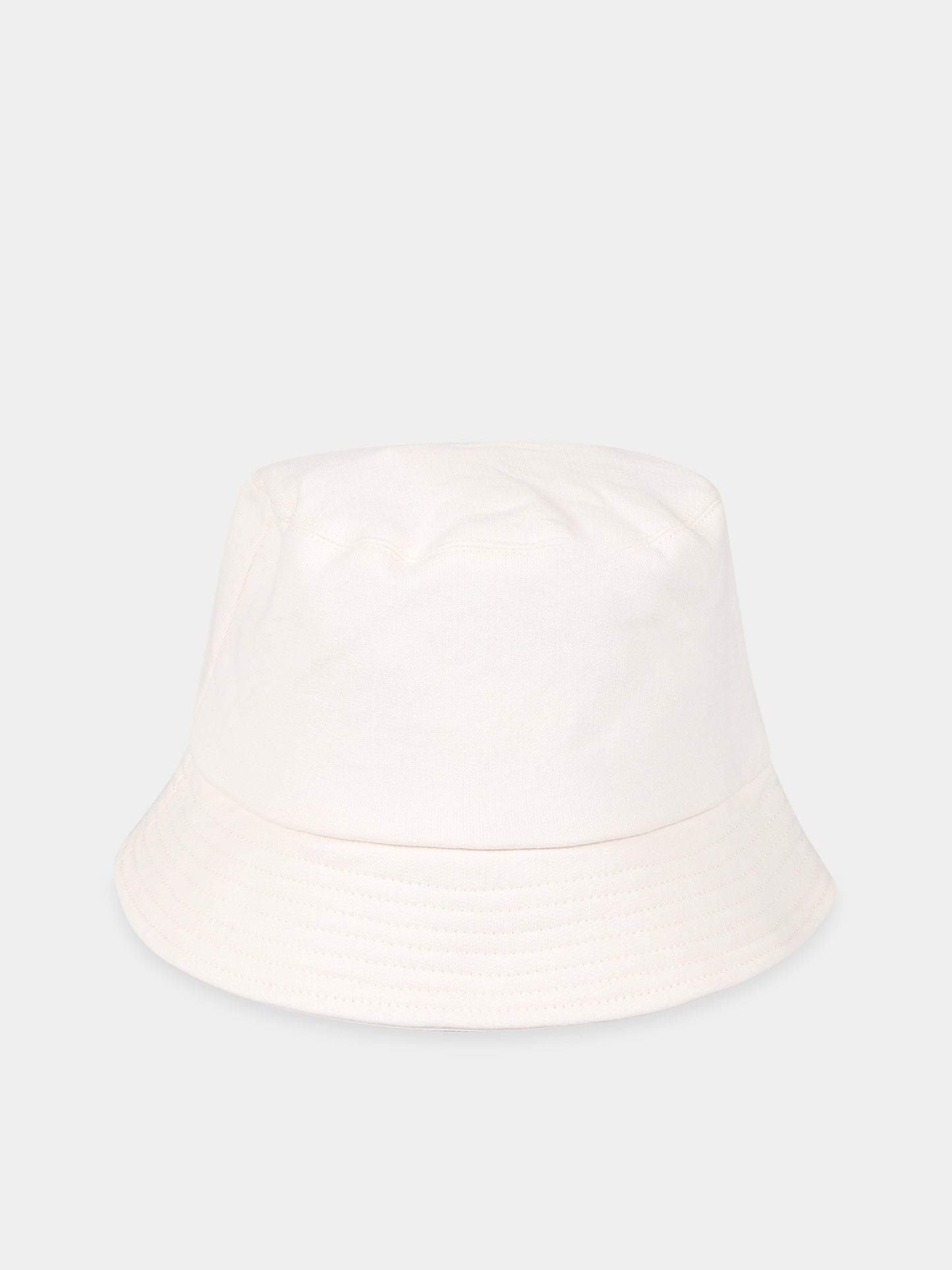 Cloche bianca per bambina con stampa e scritta Love ,Philosophy,PJCP30 FE144 0025