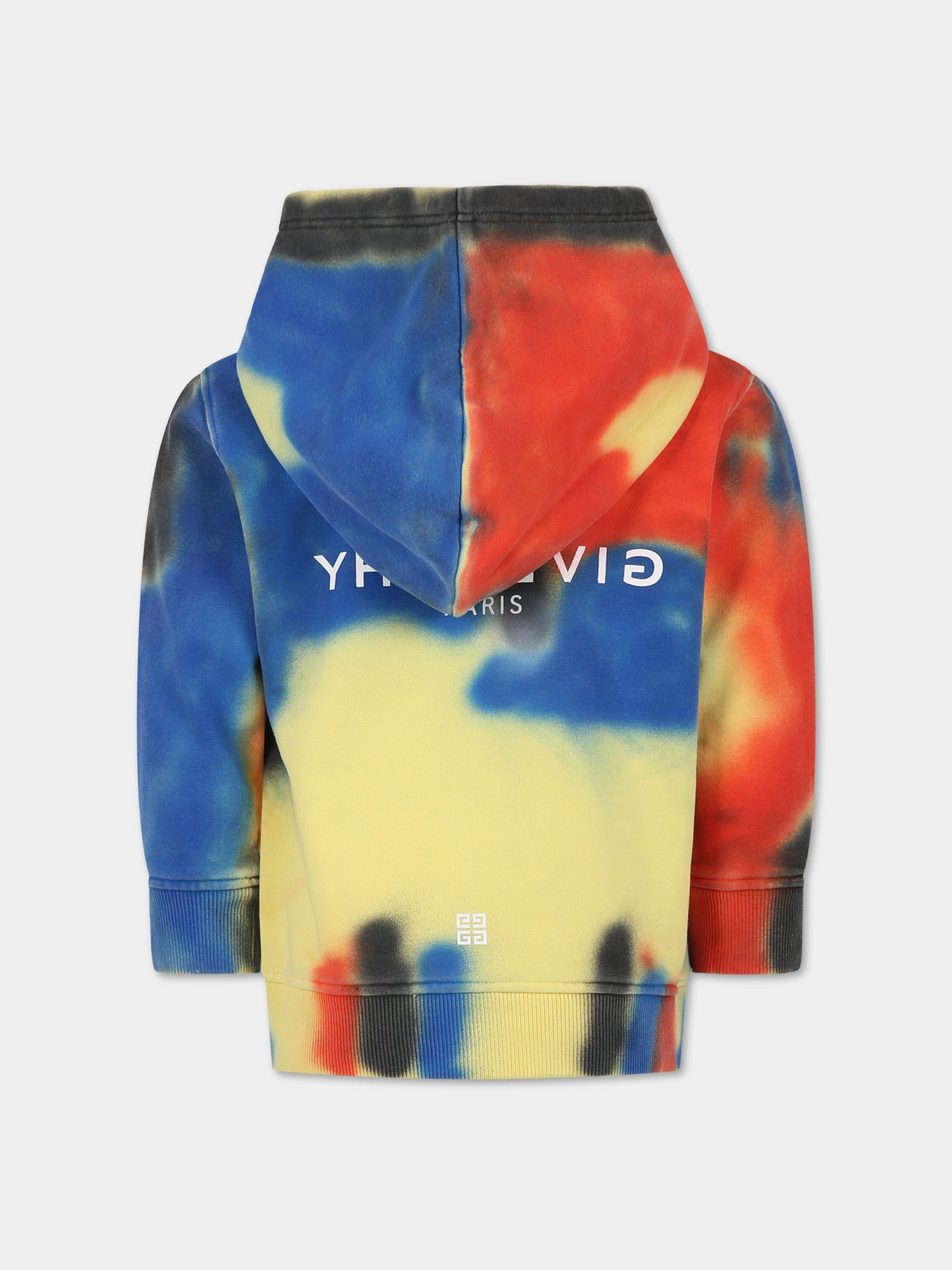 Felpa multicolor per bambino con logo,Givenchy Kids,H25436 Z41