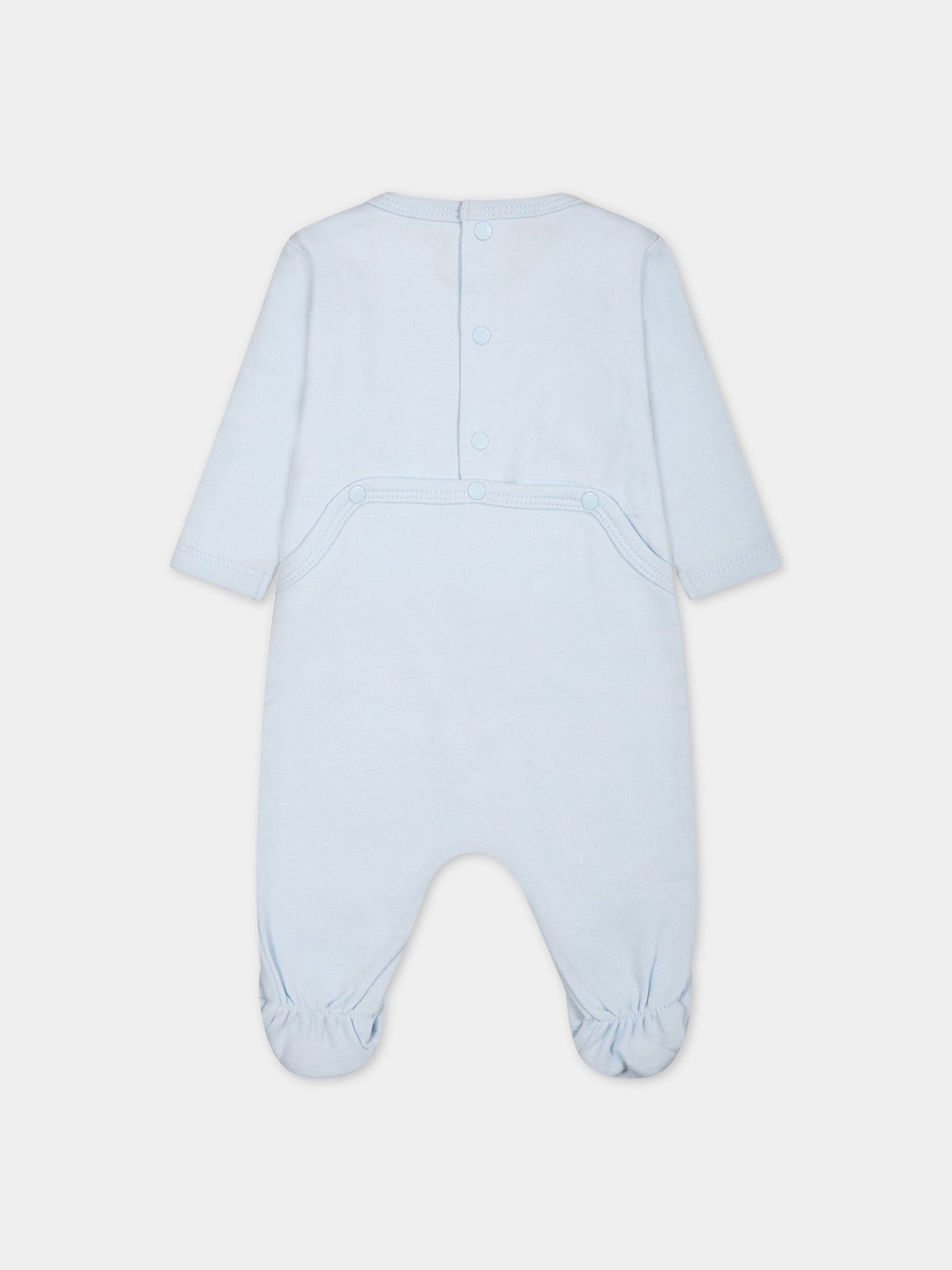 Set multicolor per neonato con logo e iconica tigre,Kenzo Kids,K98111 868