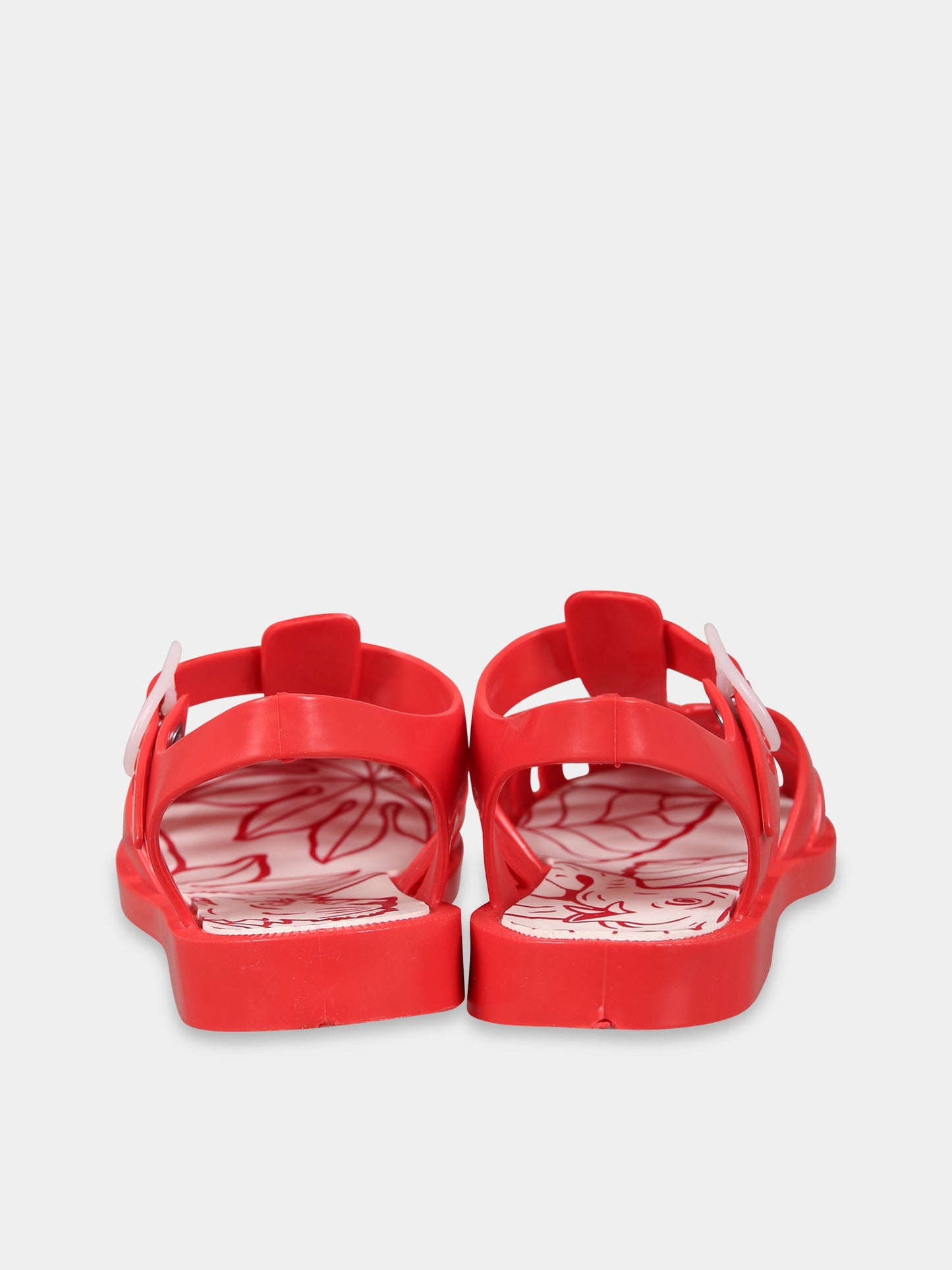 Sandali rosso per bambini con logo,Kenzo Kids,K59070 987