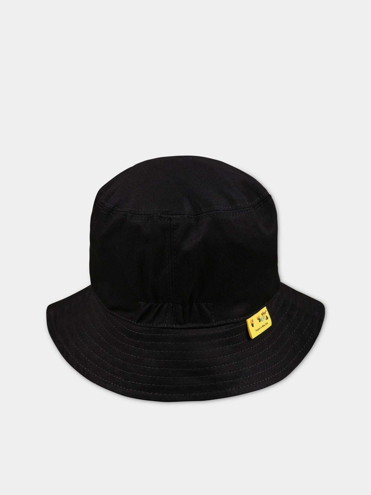 Cloche nero per neonati con logo,Off White,OB8X001S23FAB0021001