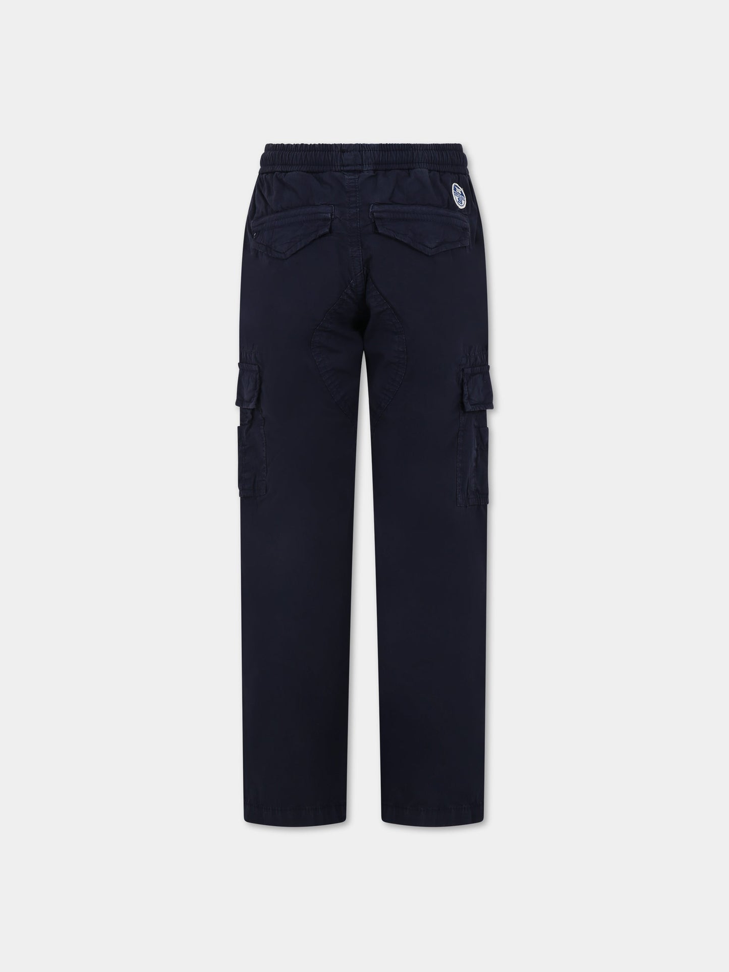 Pantaloni blu per bambino con logo,North Sails,775374 000 0802