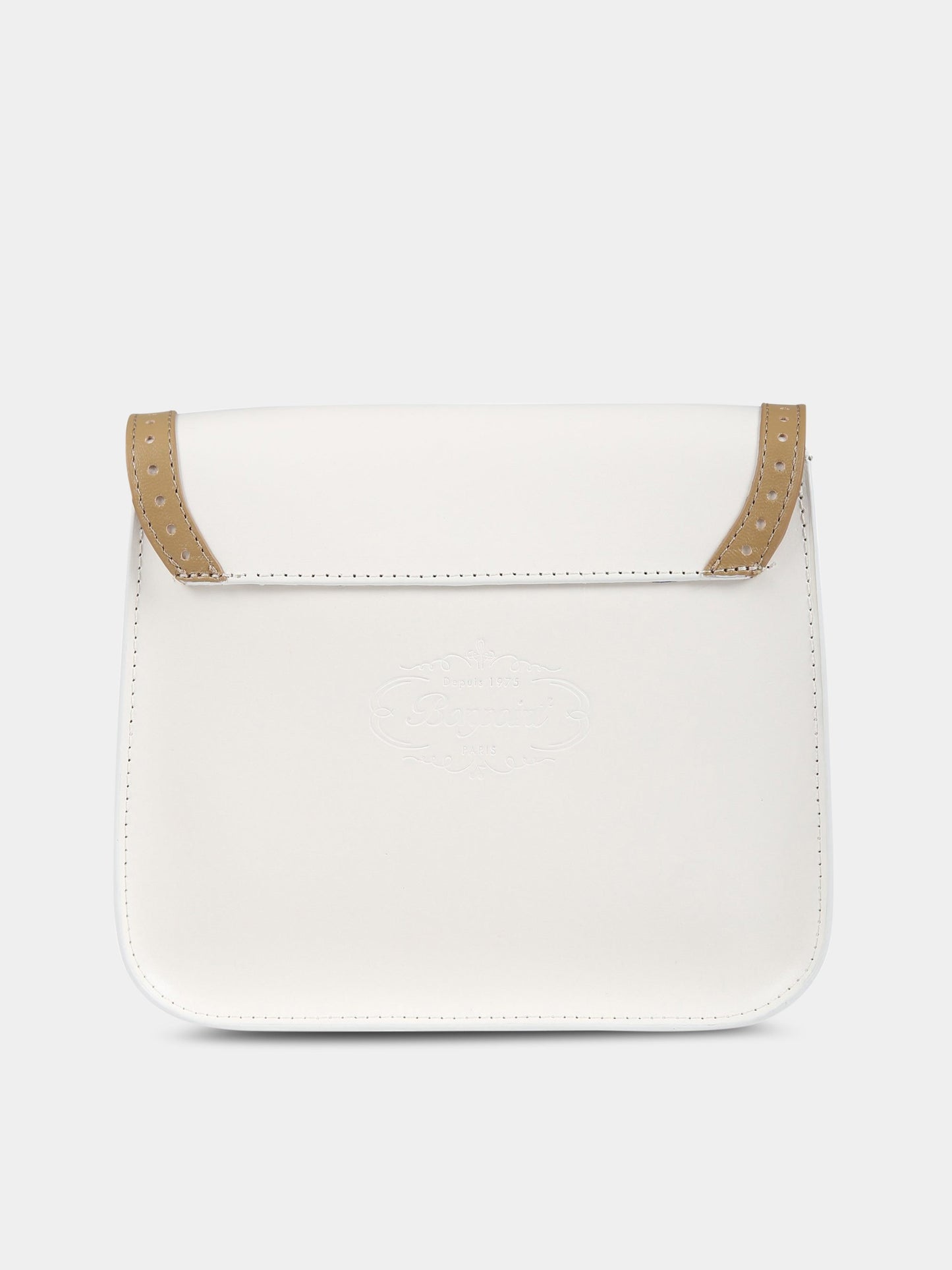 Borsa bianca per bambina con iconiche ciliegie,Bonpoint,S03GBAL00001 002