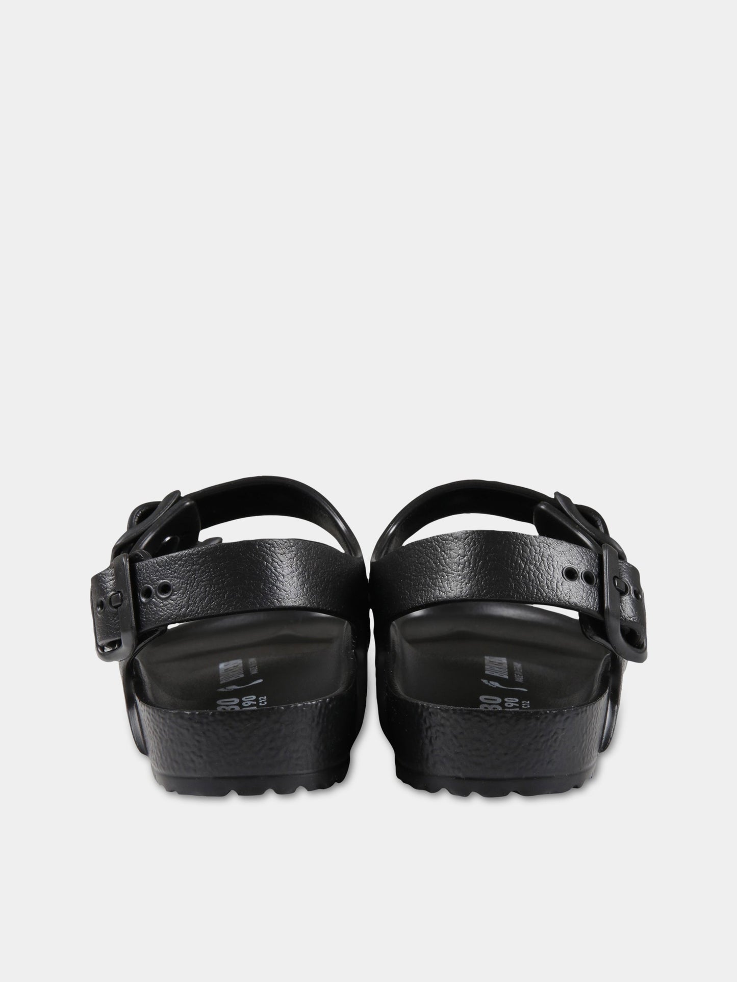 Sandali neri Milano Eva per bambino con logo,Birkenstock,1009353