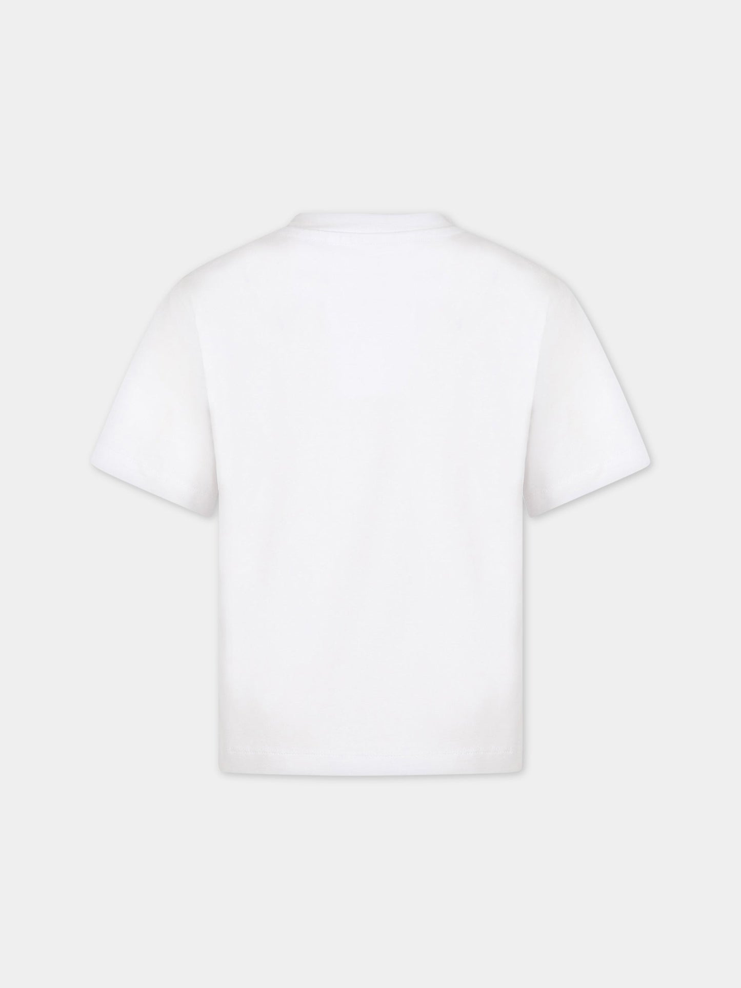 T.shirt bianca per bambina con logo,Caroline Bosmans,SS23 1005 17 1000