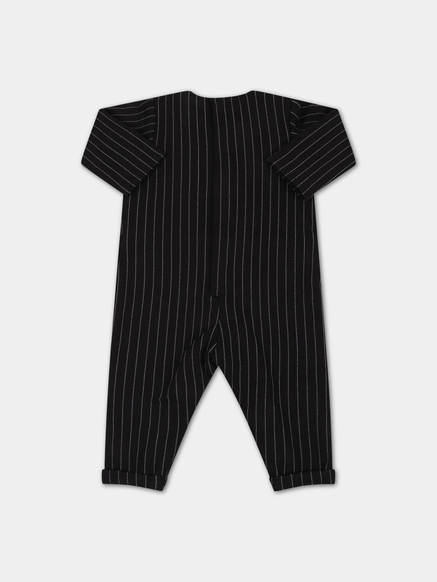 Tutina nera per neonato con logo,Karl Lagerfeld Kids,Z94060 M41