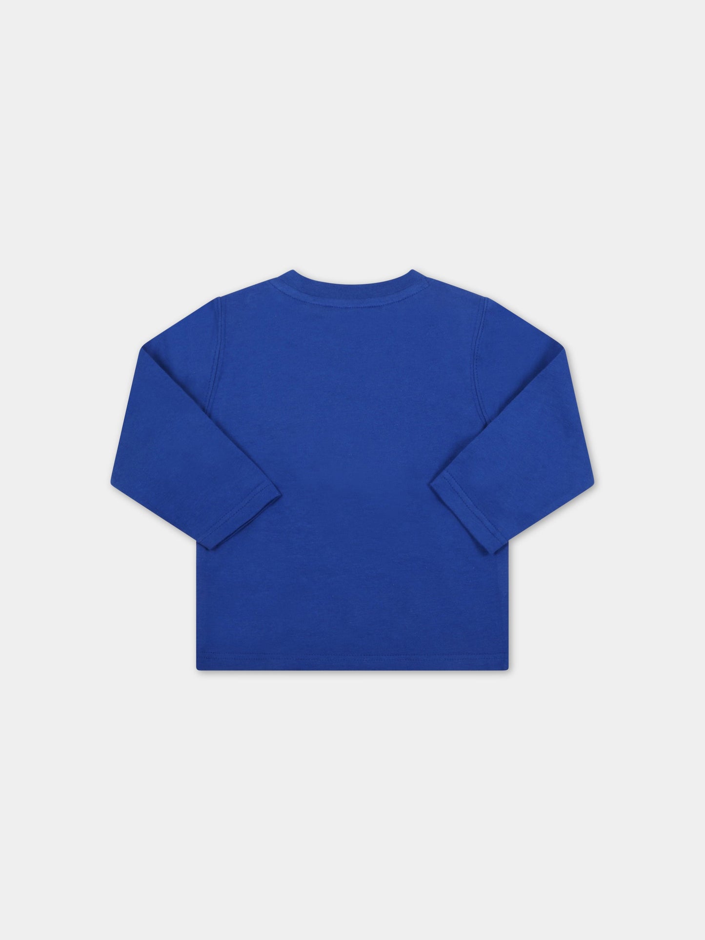 T-shirt blu per neonato con iconico albero,Timberland,T05K19 865