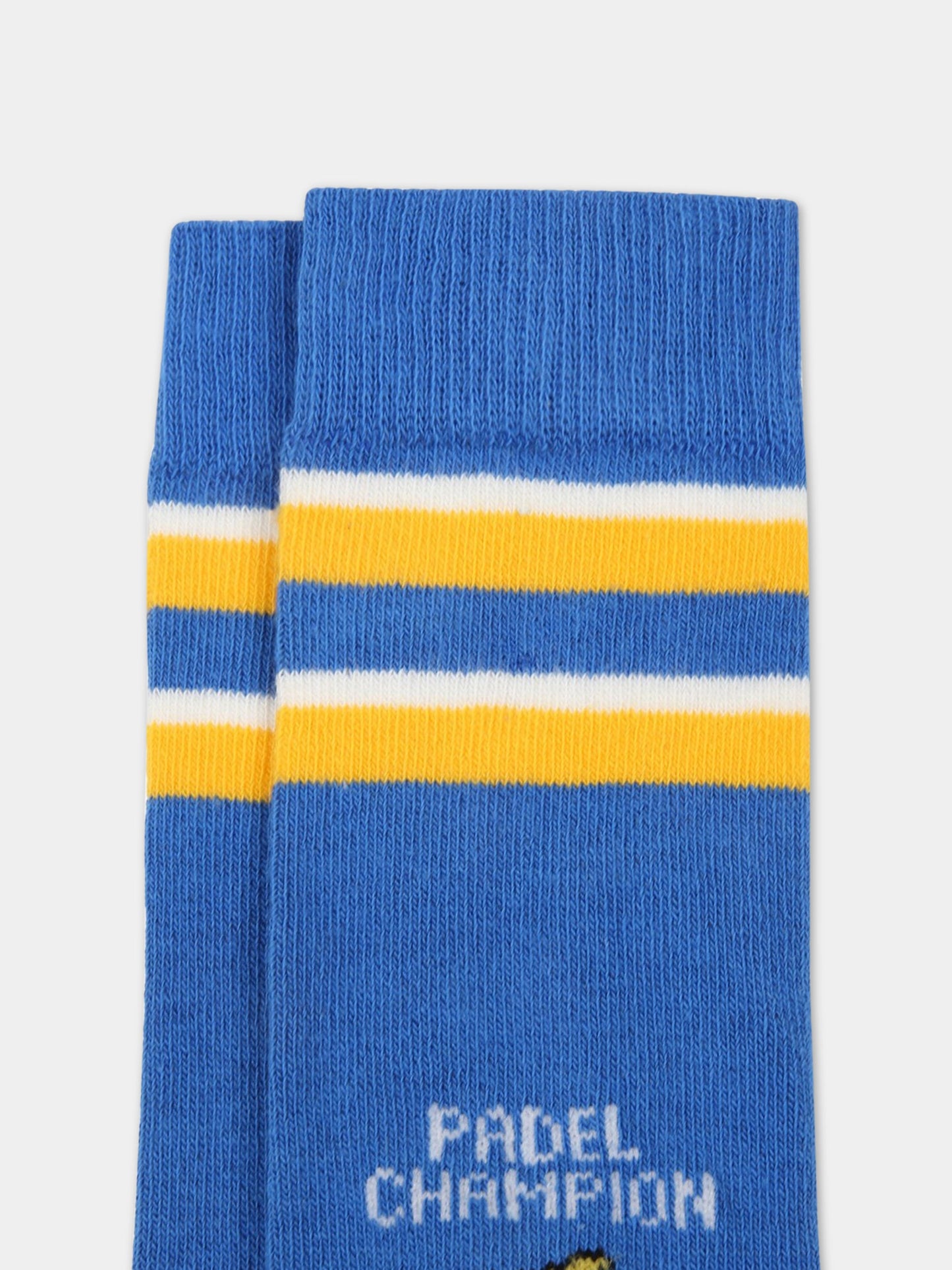 Calze blu per bambini con Snoopy,Mc2 Saint Barth,00111C