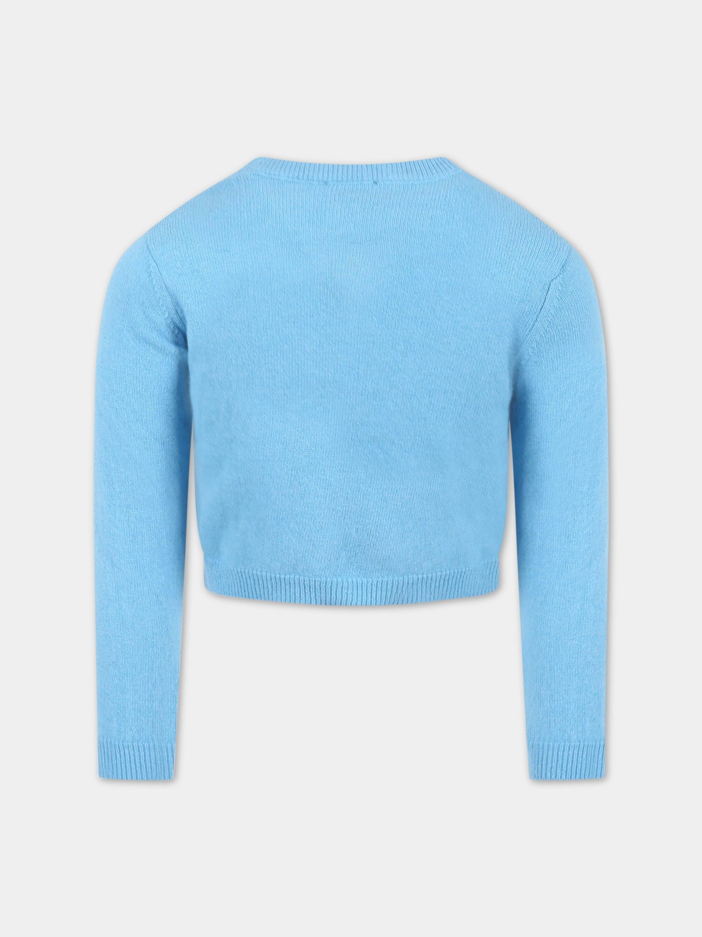 Maglione azzurro per bambina con Eyelike,Chiara Ferragni Collection,590604 0060 0086