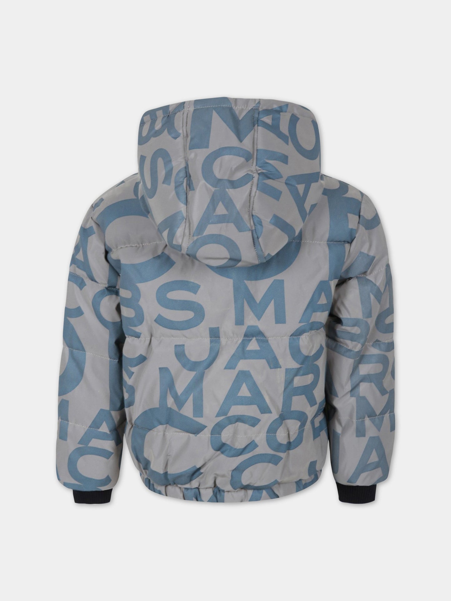 Piumino iridescente per bambino con loghi,Little Marc Jacobs,W26124 041