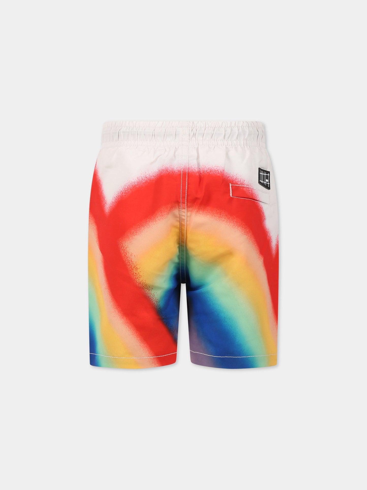 Boxer-mare multicolor per bambino con logo,Molo,8W23P401 3268