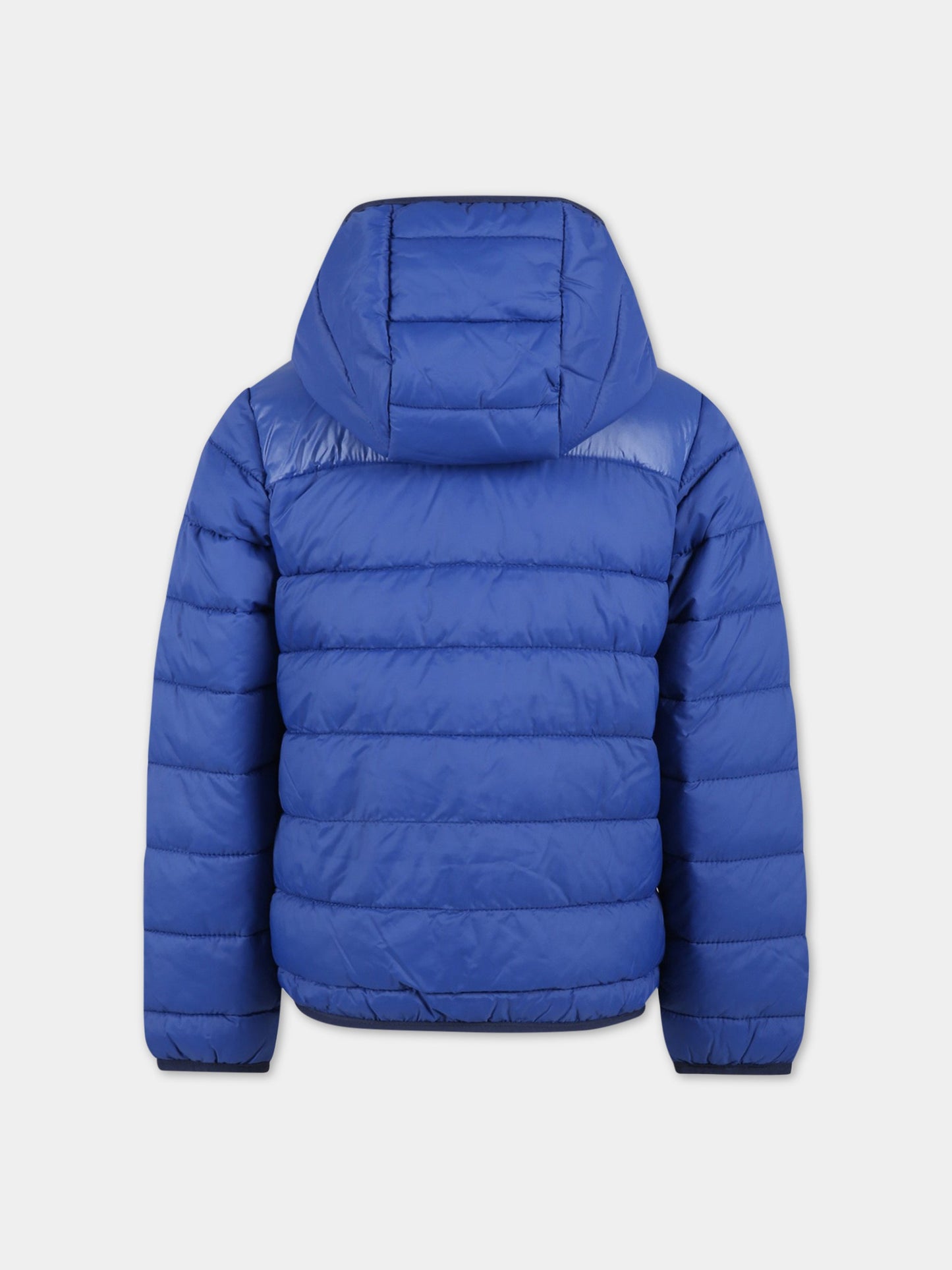 Piumino blu per bambino con logo bianco,Timberland,T26550 865