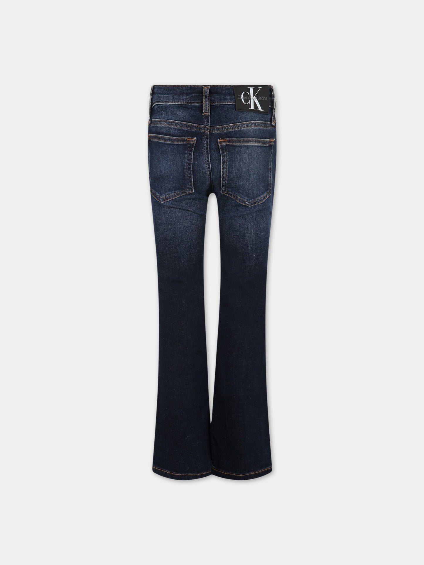 Jeans celesti per bambina,Calvin Klein Kids,IG0IG01686 1BJ