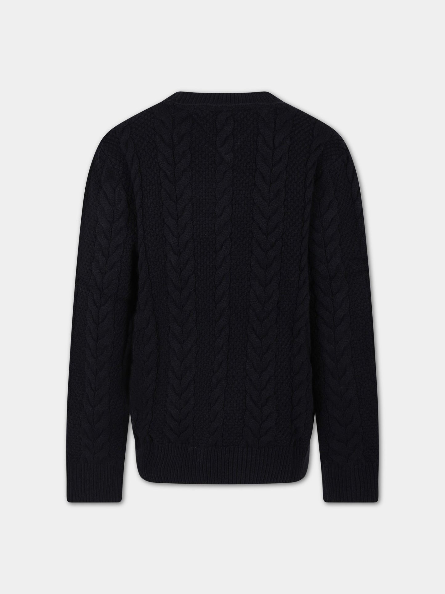 Maglione blu per bambino con logo,Tommy Hilfiger Junior,KB0KB07827T DW5