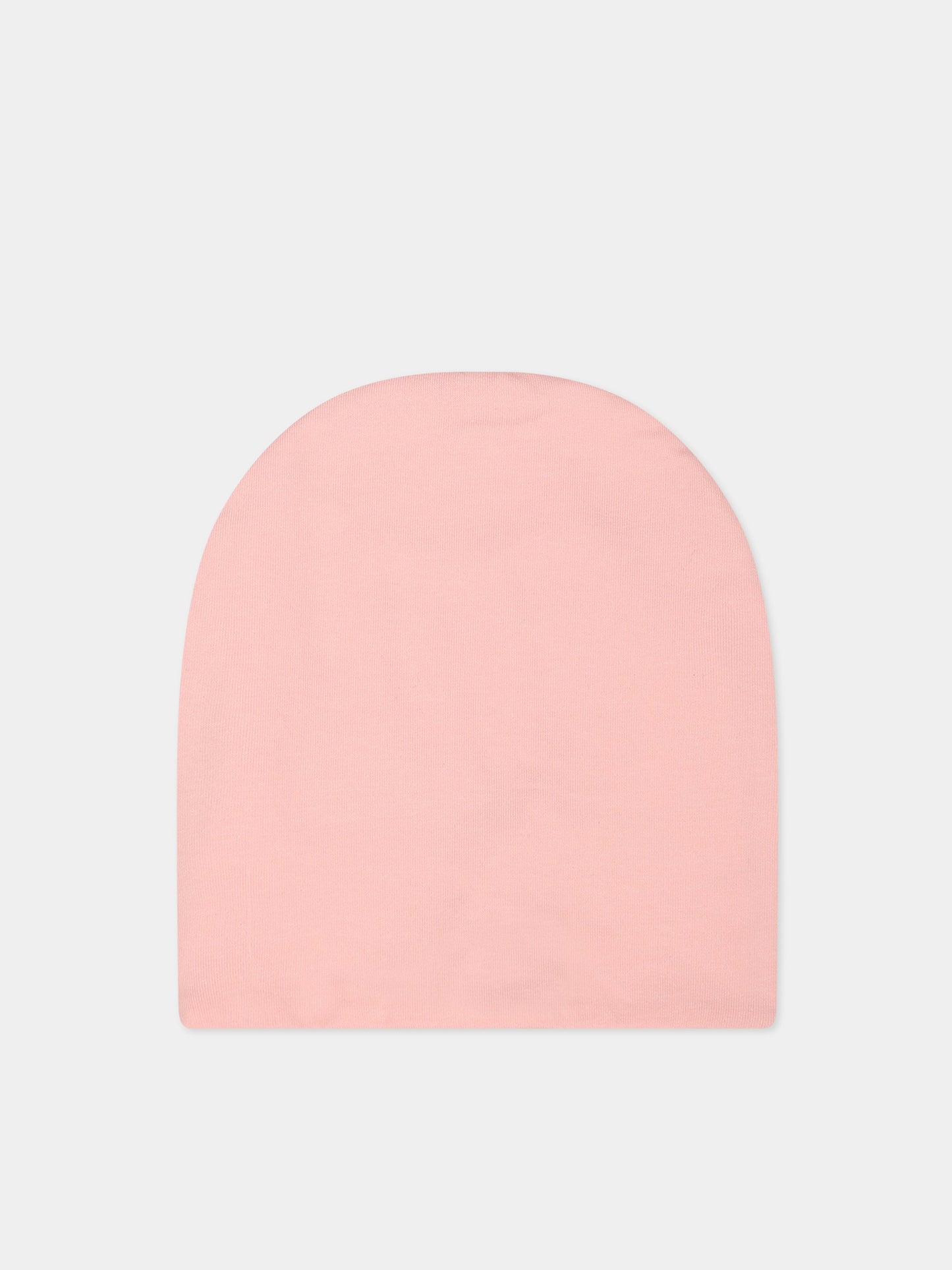 Cappello rosa per neonata con Teddy Bear e logo,Moschino Kids,MNX03N LDA17 50209