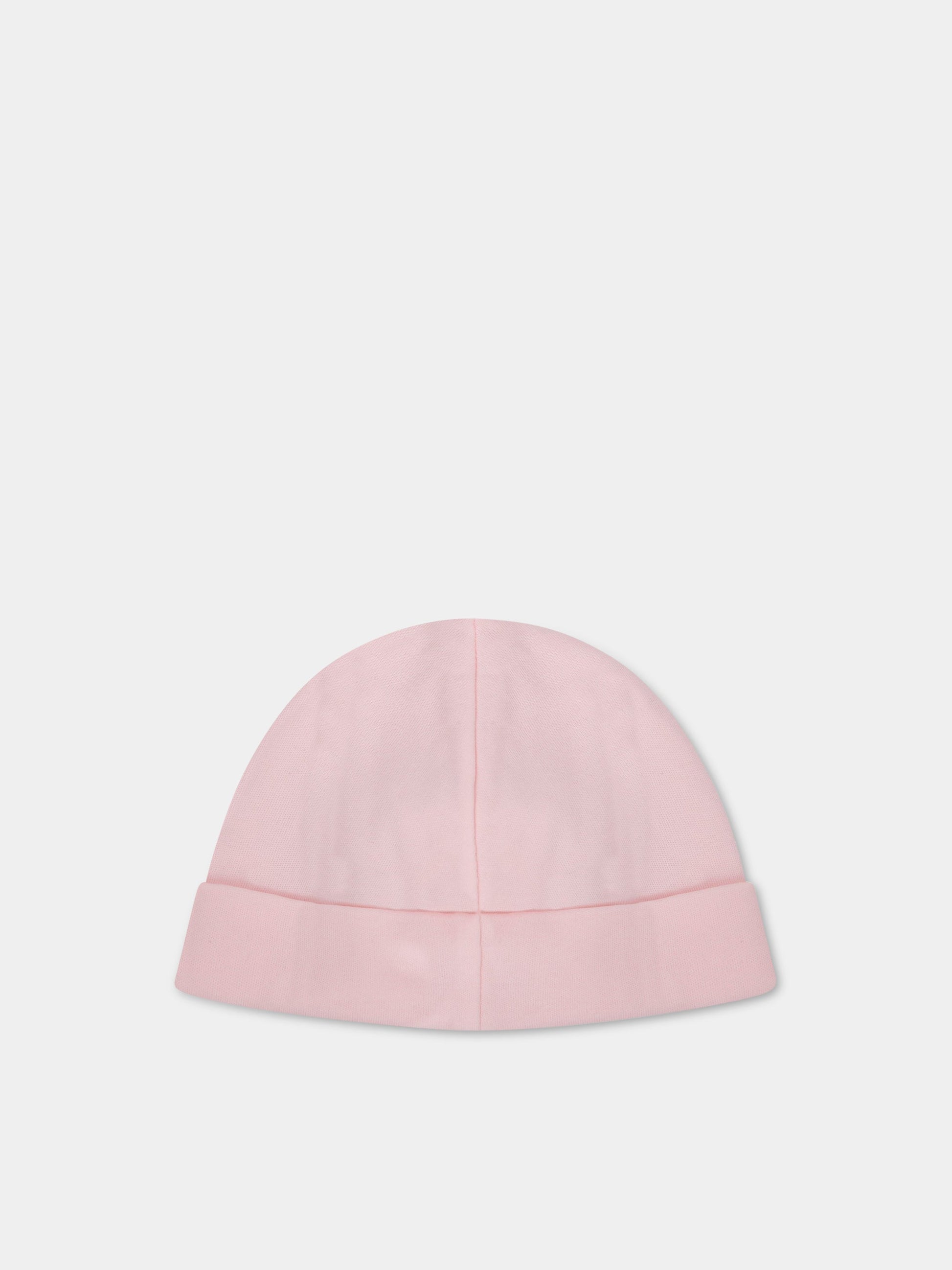 Cappello rosa con logo,Ralph Lauren Kids,552454002