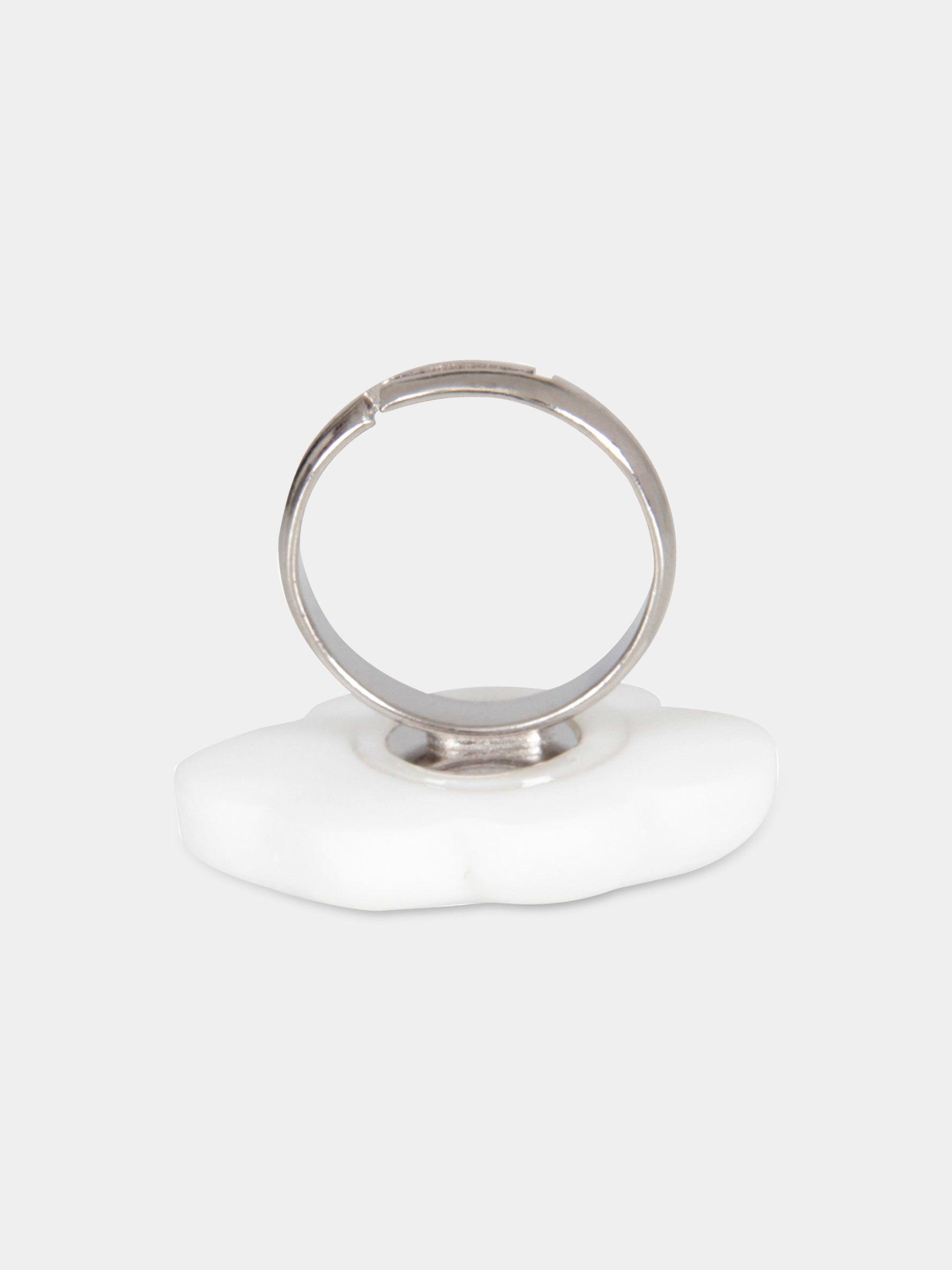 Anello con nuvola bianca,Pop Cutie,CLOUDY RING BIANCO