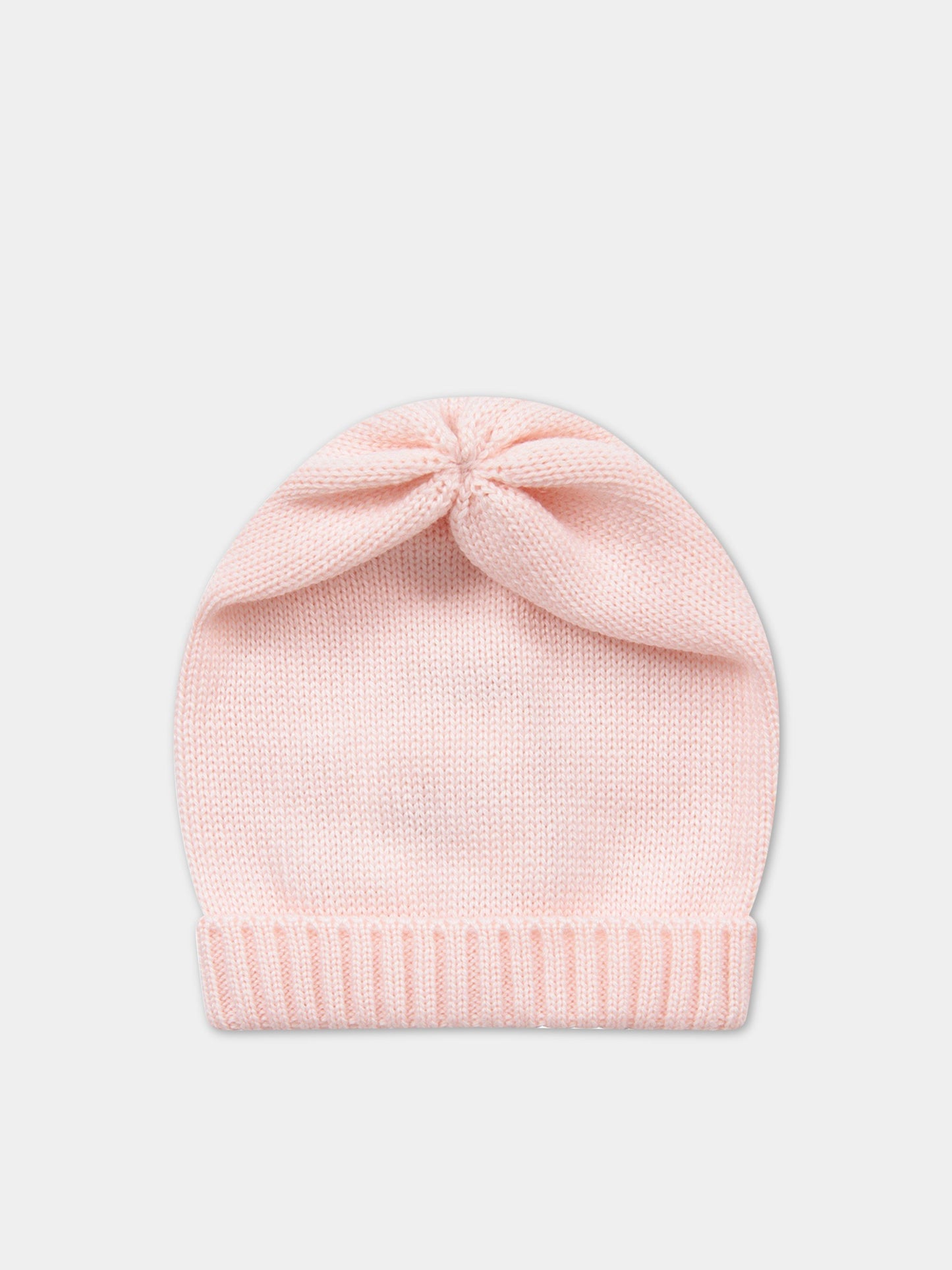 Cappello rosa per neonata con risvolto,Little Bear,8123 ROSA