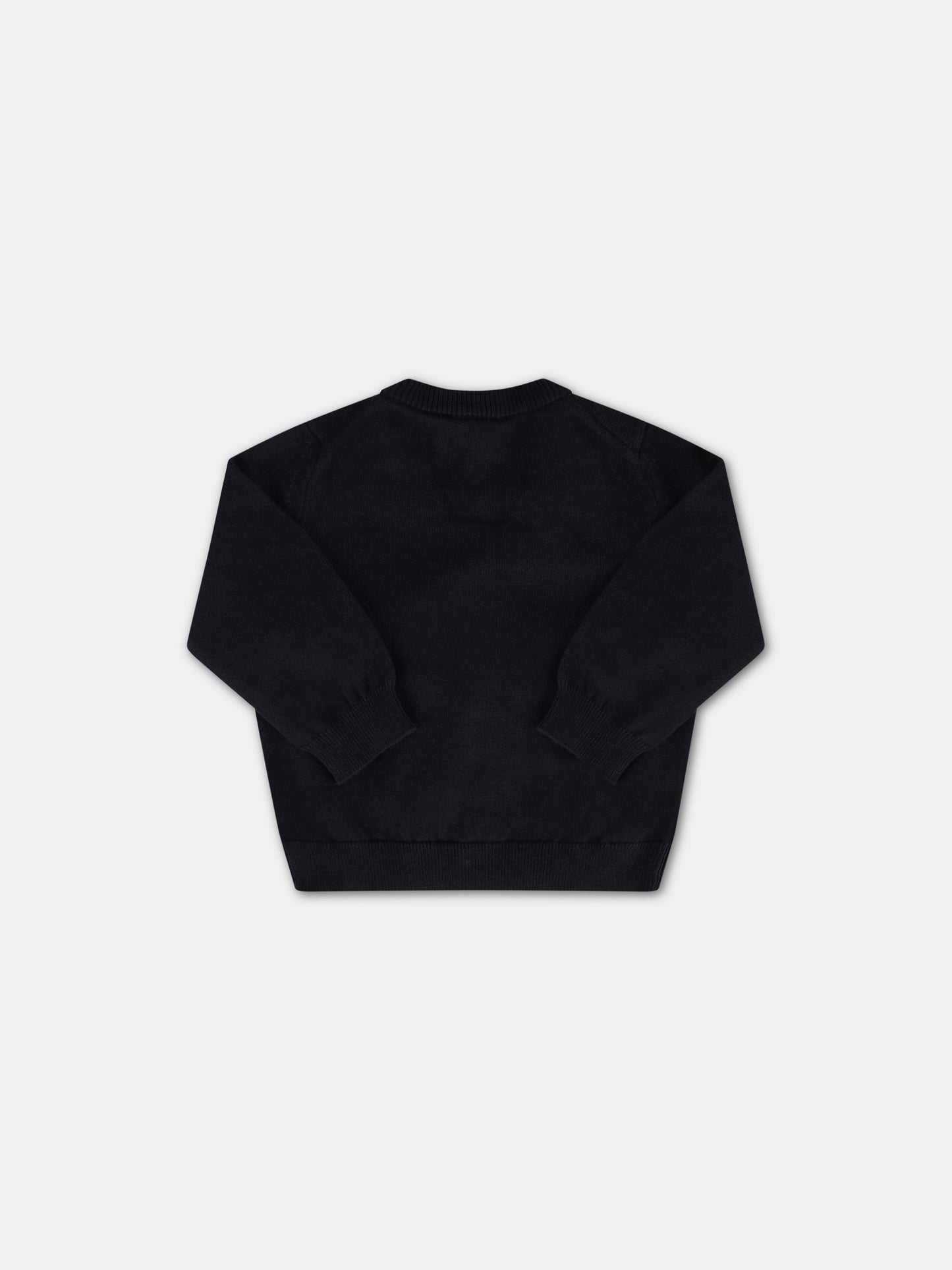 Cardigan blu per neonato,Armani Junior,8NHM90 4M16Z 0920