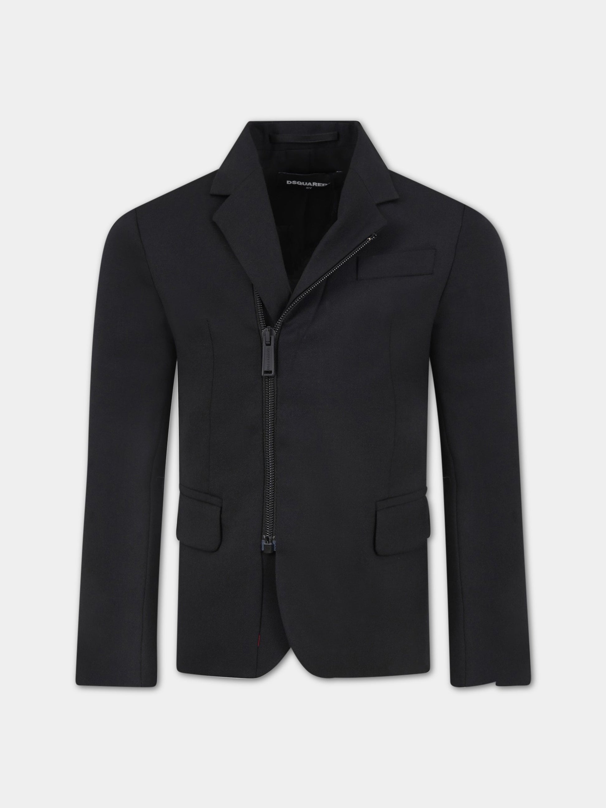 Giacca nera per bambino,Dsquared2,DQ04HZ D00UI DQ900