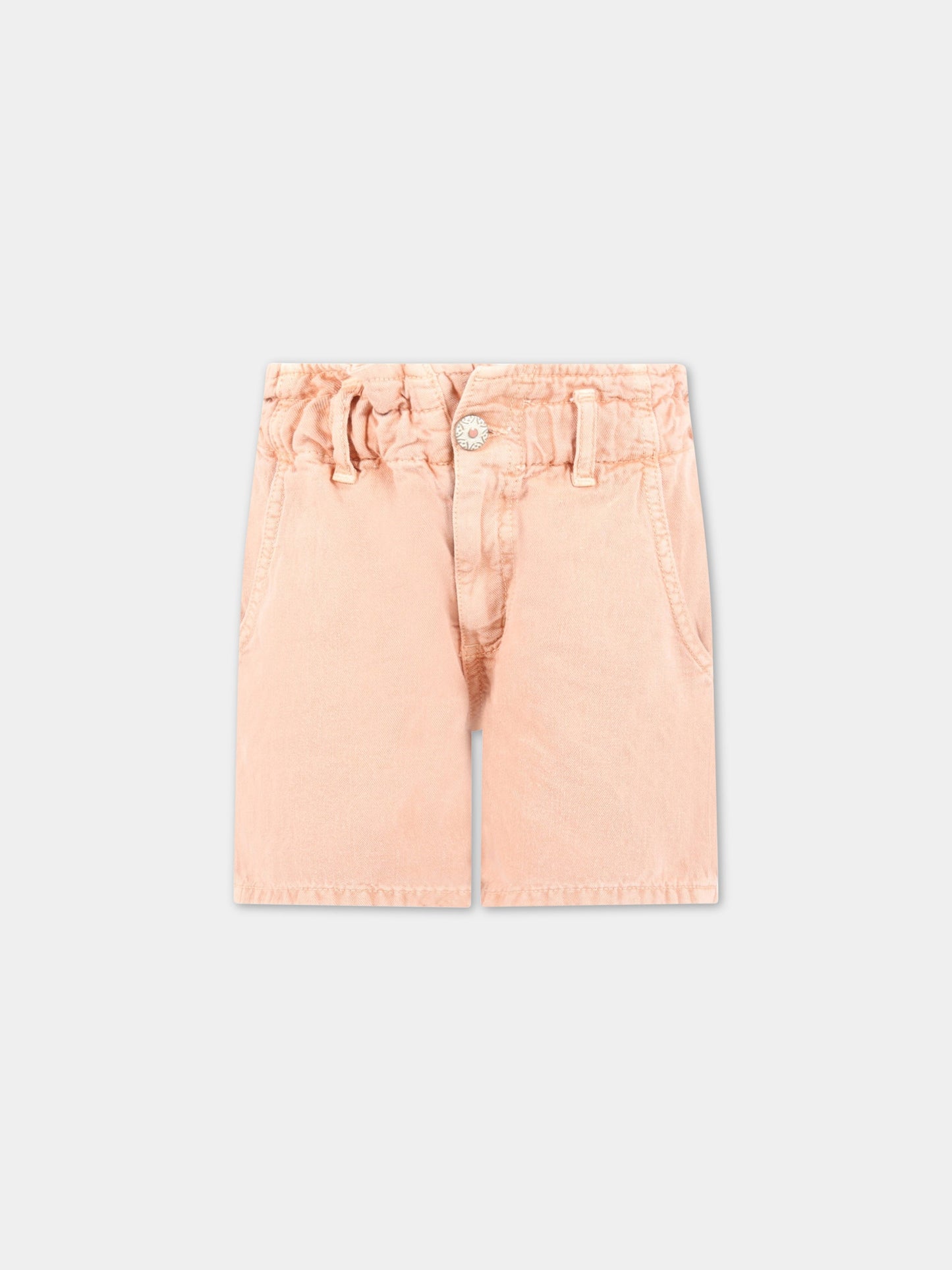 Short arancione per bambina,Dondup Kids,DFBE23 0162 WD017 7001