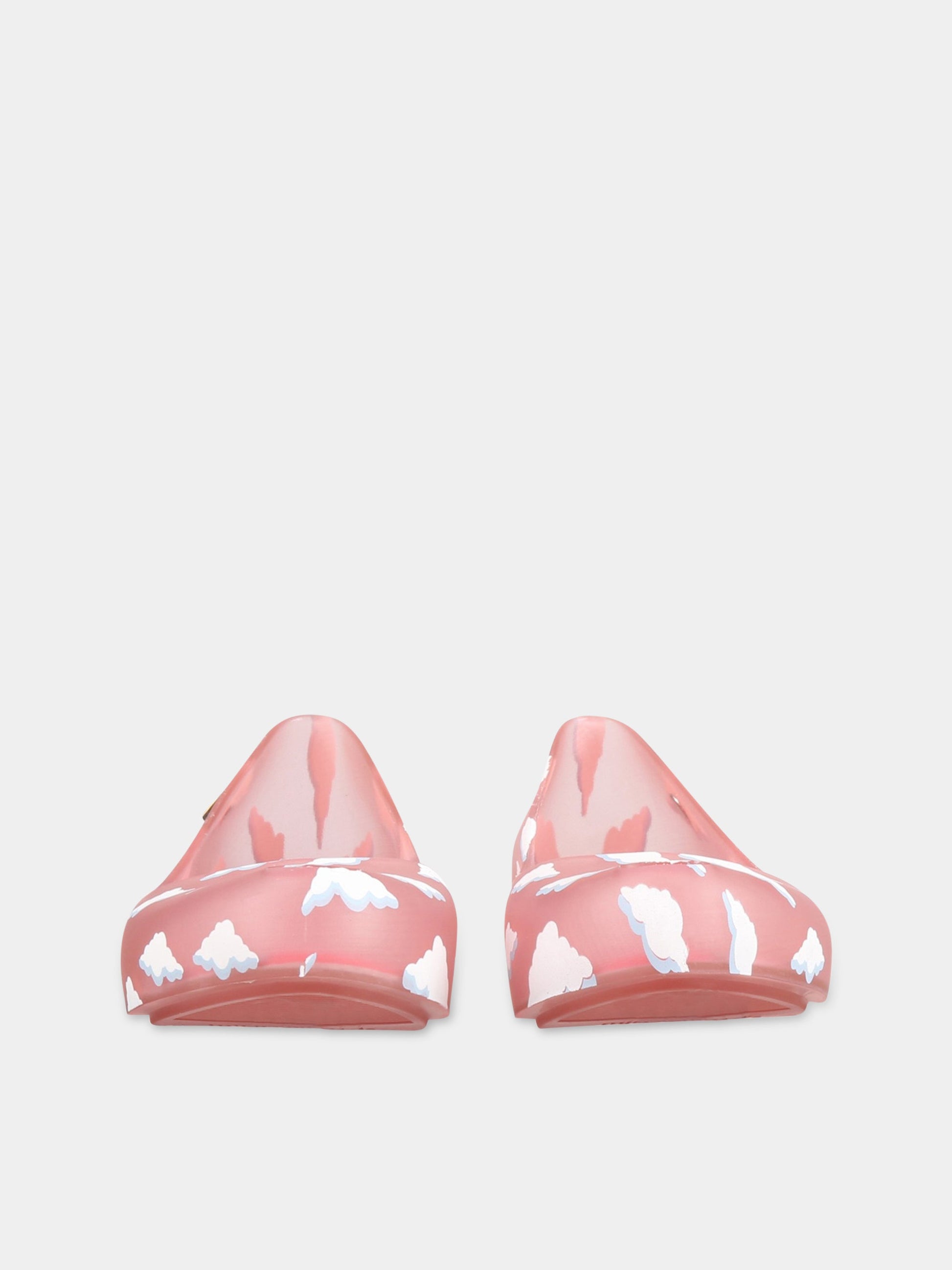 Ballerine rosa per bambina con nuvole,Mini Melissa,33260-53908-50249