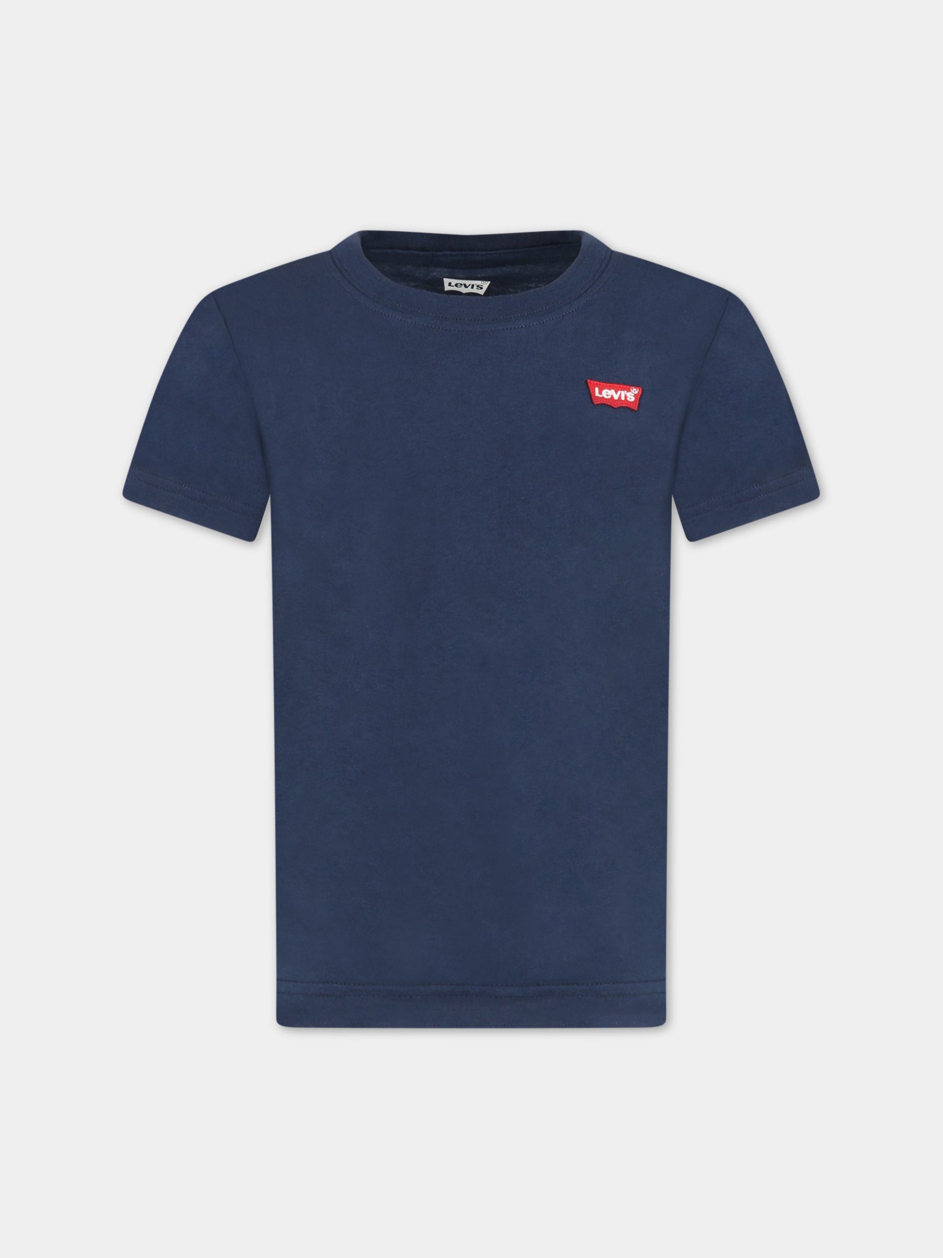 T-shirt blu per bambini con logo,Levi's Kids,LKEA100 EA100 U09