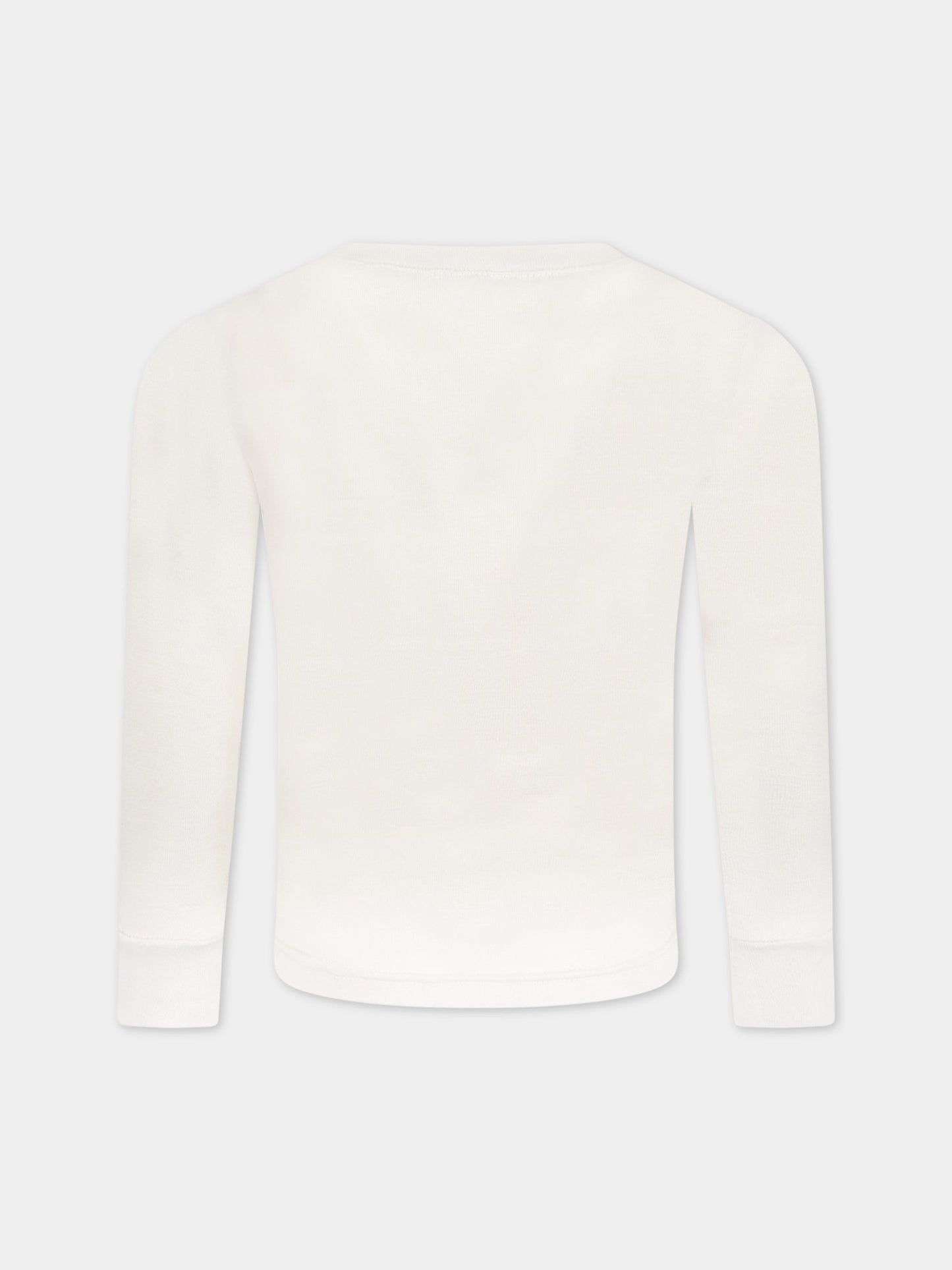 T-shirt  Eliana  avorio per bambina,Caffe' D'orzo,ELIANA BURRO