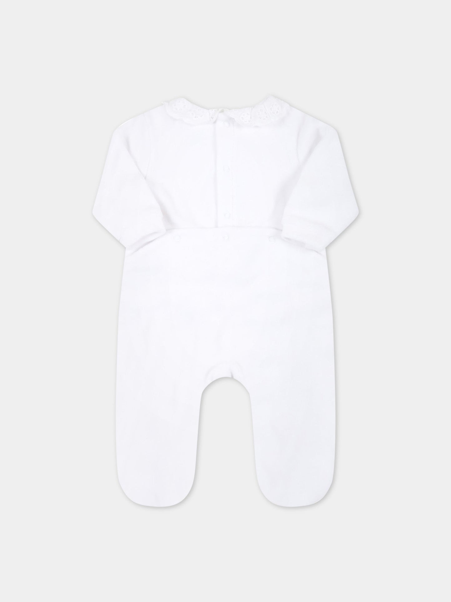 Tutina bianca per neonata,Carrement Beau,Y97166 10B