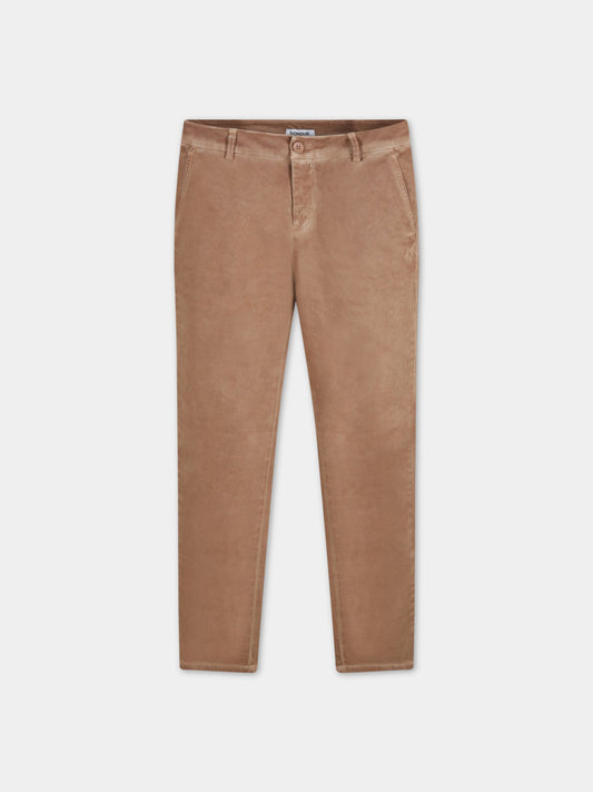 Pantalone marrone per bambino,Dondup Kids,DMPA144 CE222 YD020 6006