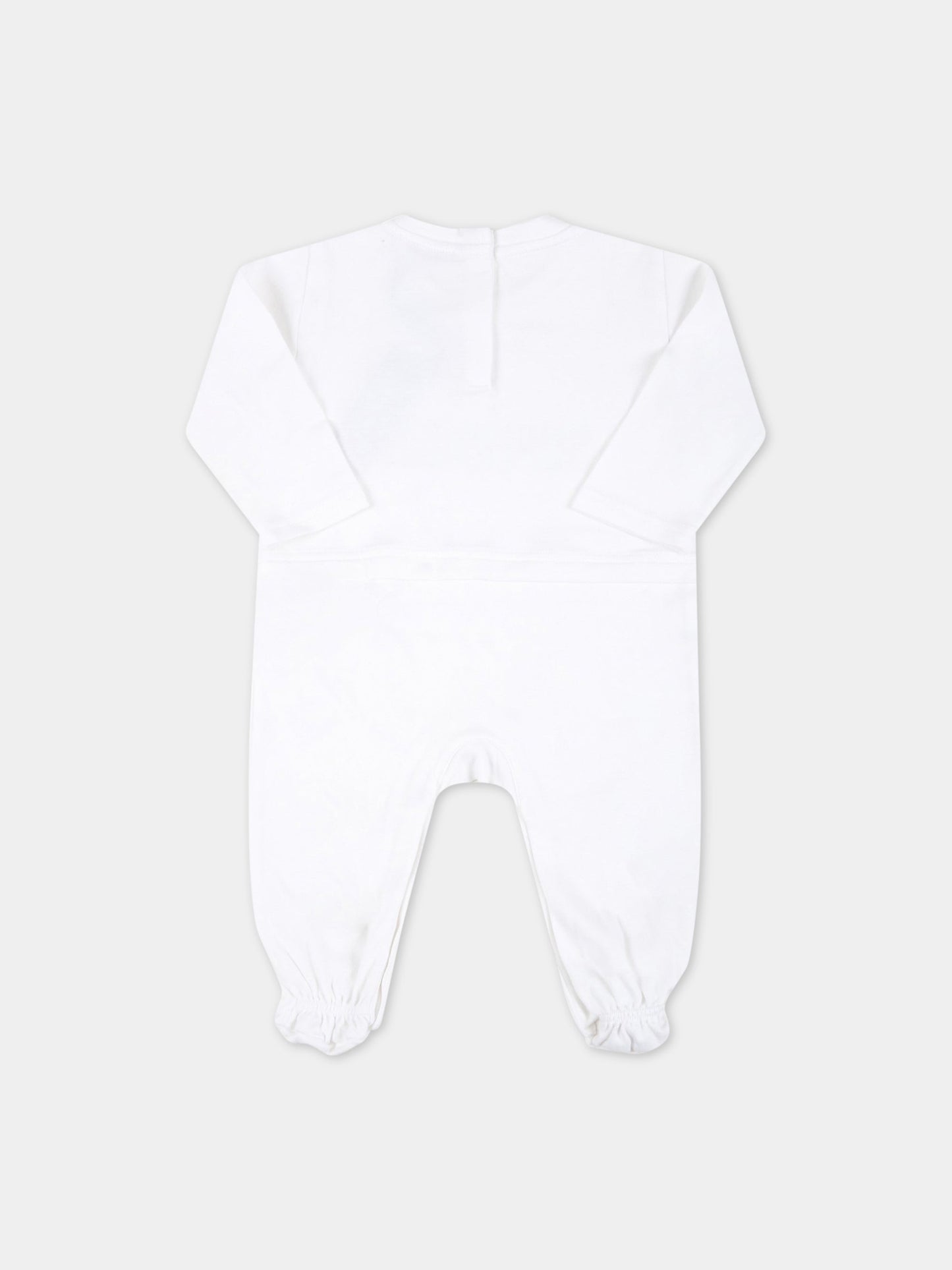 Set bianco per neonati con cuore rosso,Dolce & Gabbana Kids,L2JOU7 G7BIZ HW3FP