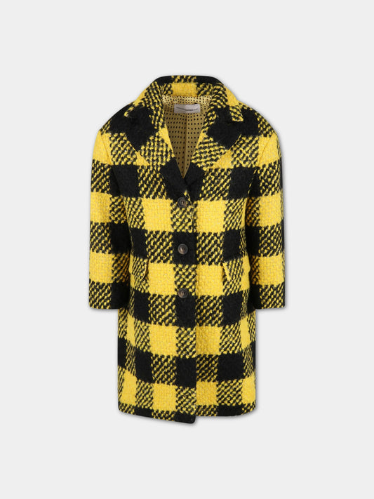 Cappotto multicolor per bambina,Ermanno Scervino Junior,ESFGB015 ML240 YSUNI D005