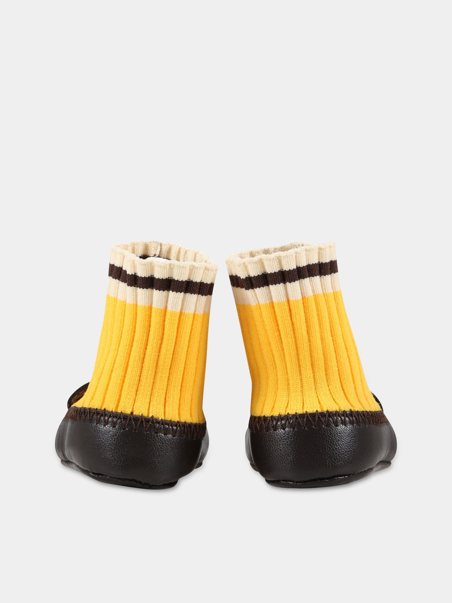 Ballerine multicolor per neonata con orso,Fendi Kids,BFR092 AGCE F1CQ6