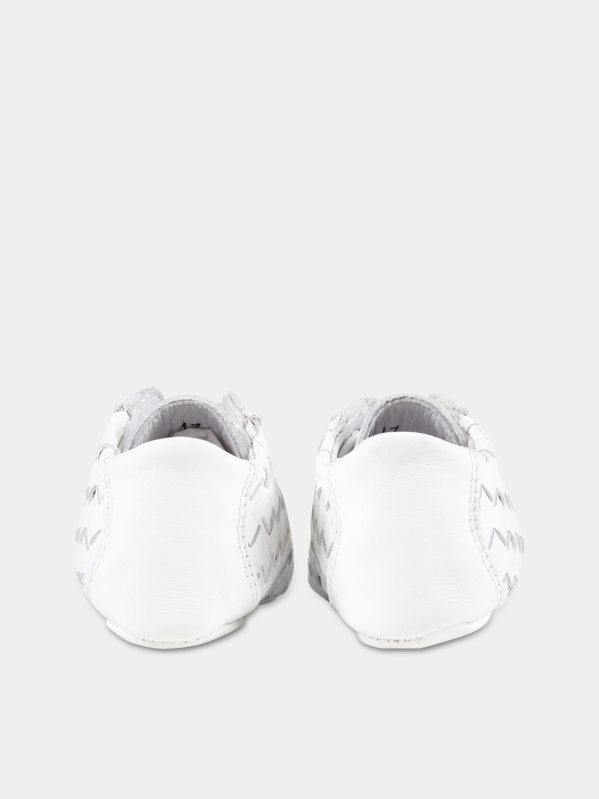 Scarpe bianche da culla per neonati,Gallucci Kids,C00038AM337100