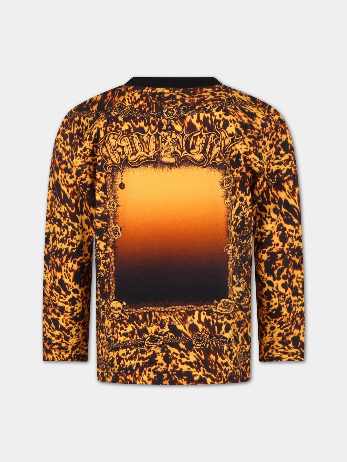 T-shirt multicolor per bambino con stampa,Givenchy Kids,H25303 Z40