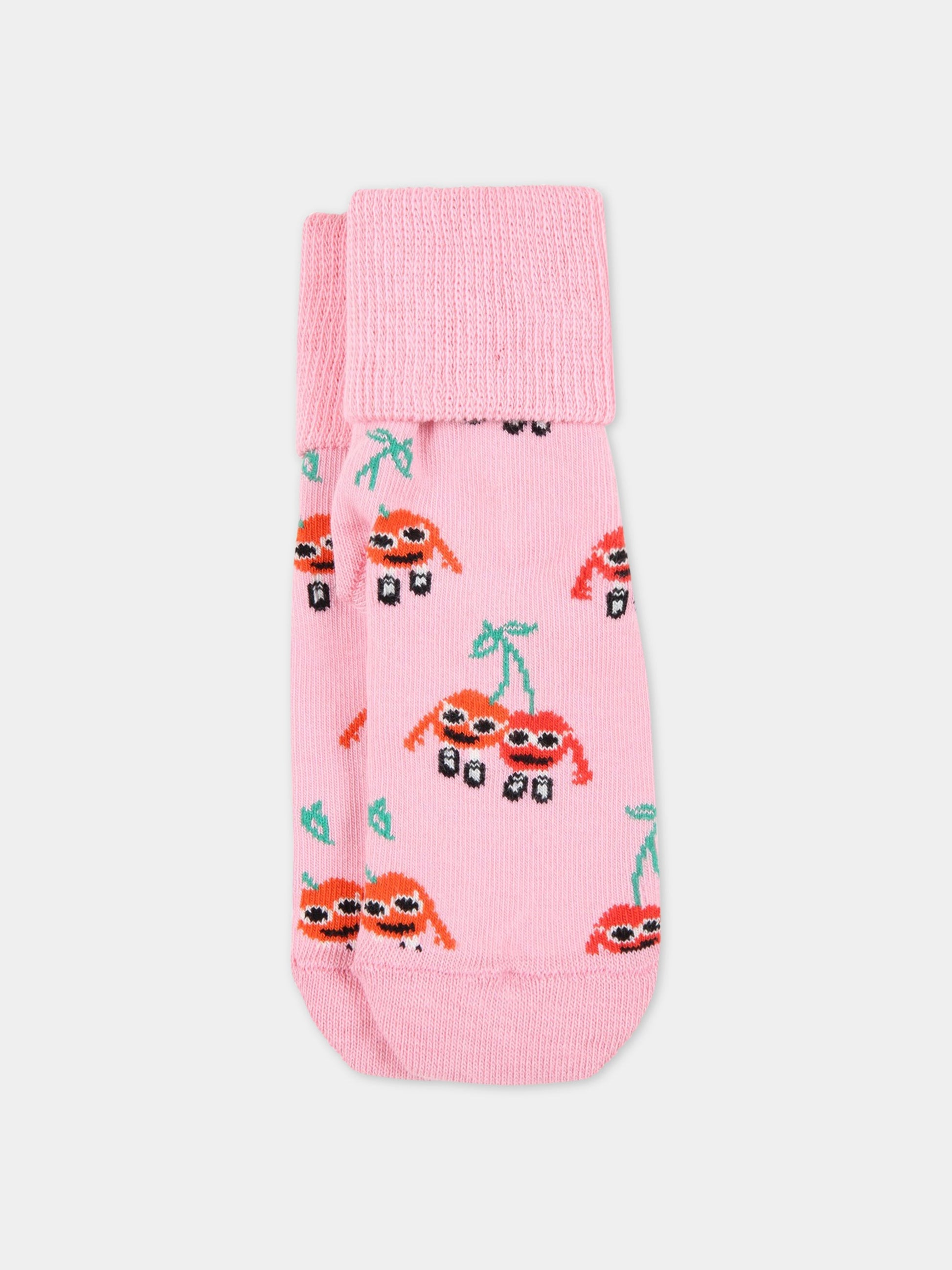 Set multicolor per neonata con frutta,Happy Socks,87421KS000069 KFRM19 3000