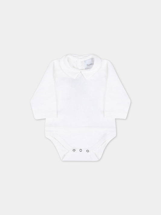 Body bianco per neonati,Le Petit Coco,LCNBD004 JF50 YL004 0000