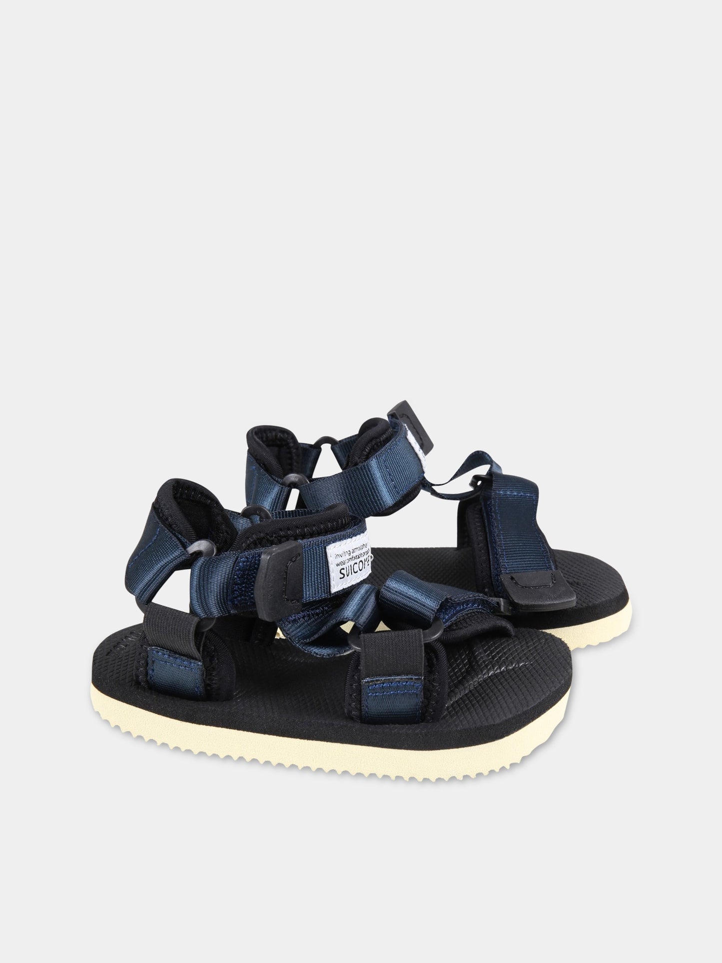 Sandali  Depa  blu per bambino con logo,Suicoke,OG-022-2KIDS_003