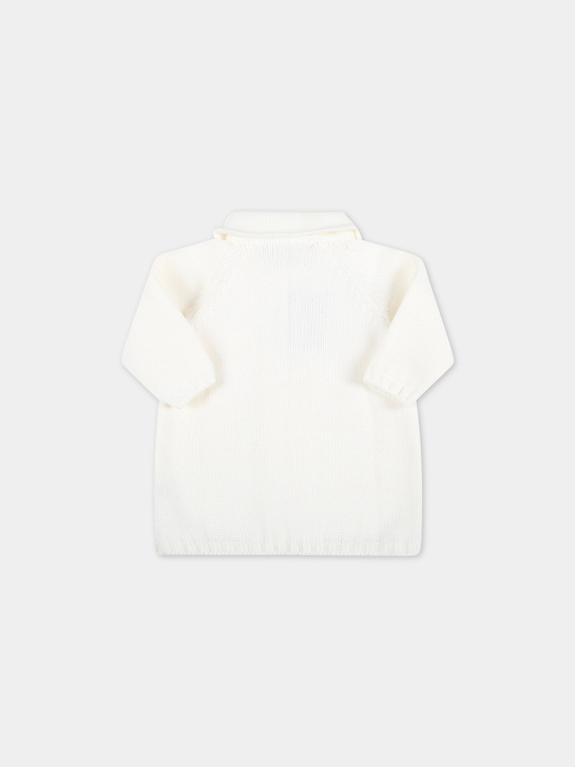 Cardigan avorio per neonati,Little Bear,3026 LATTE