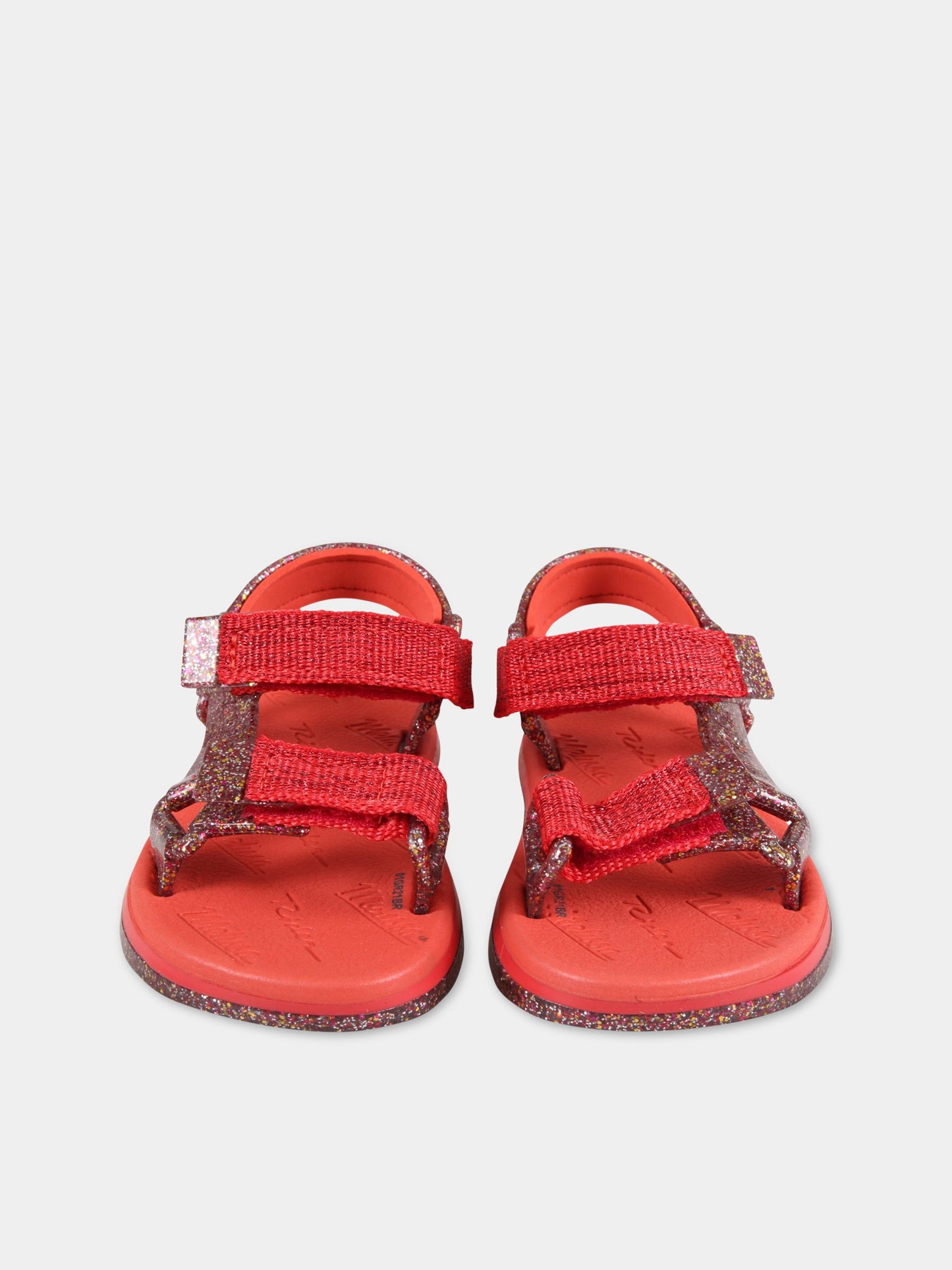 Sandali multicolor per bambina con logo,Mini Melissa,33382-54034