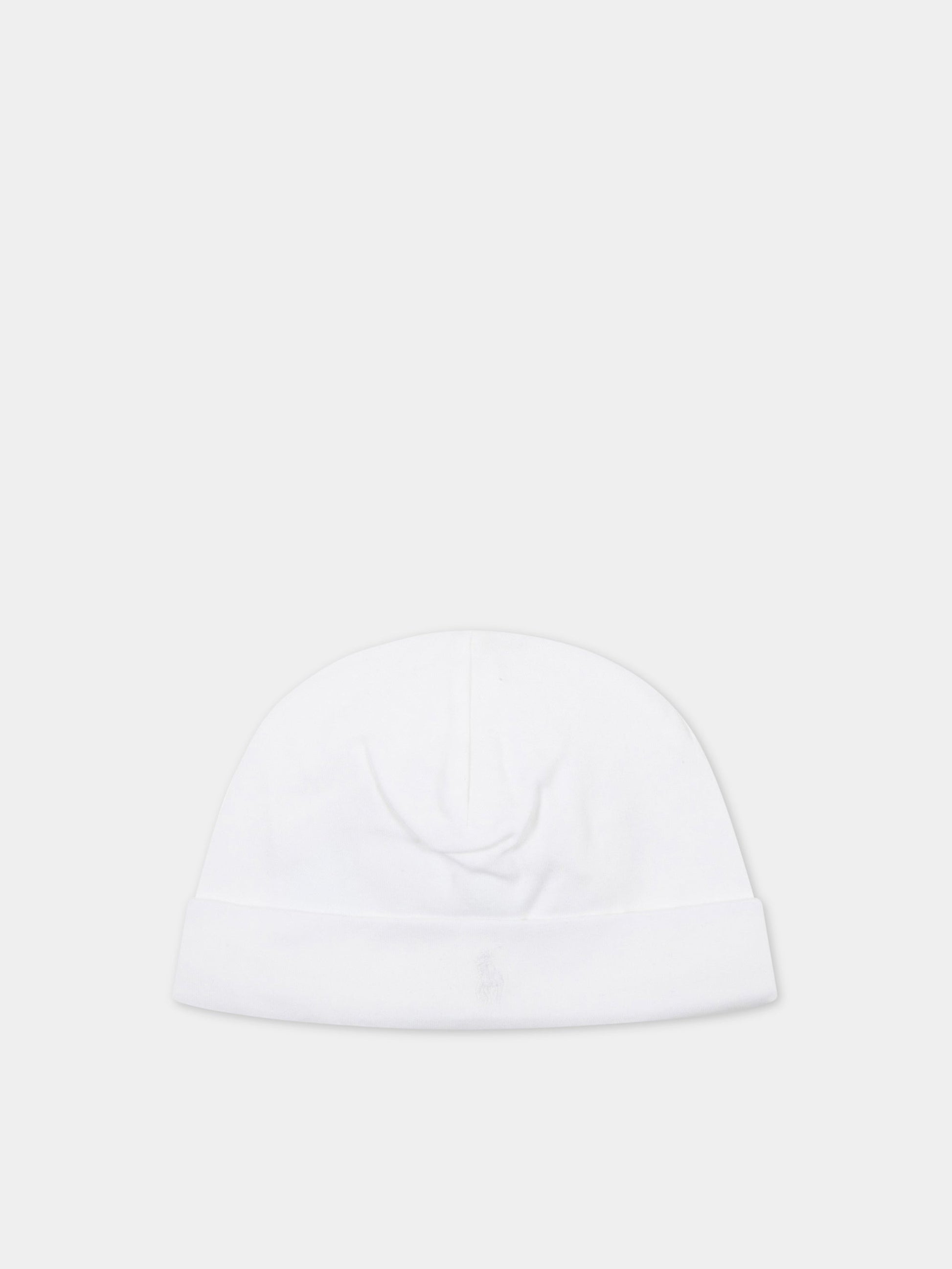 Cappello bianco per neonati,Ralph Lauren Kids,552454004