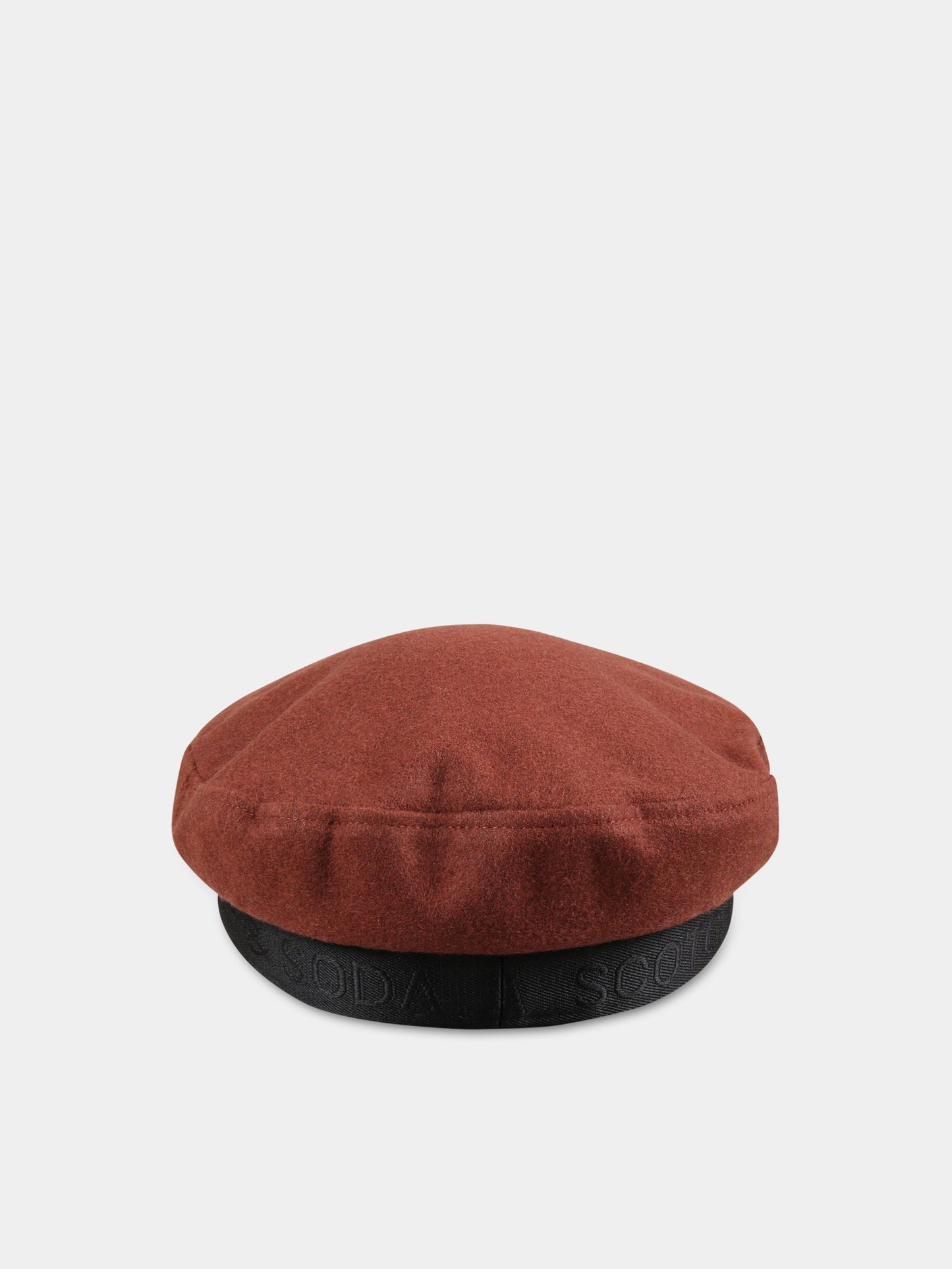 Cappello marrone per bambina con logo,Scotch&soda,163092 0477