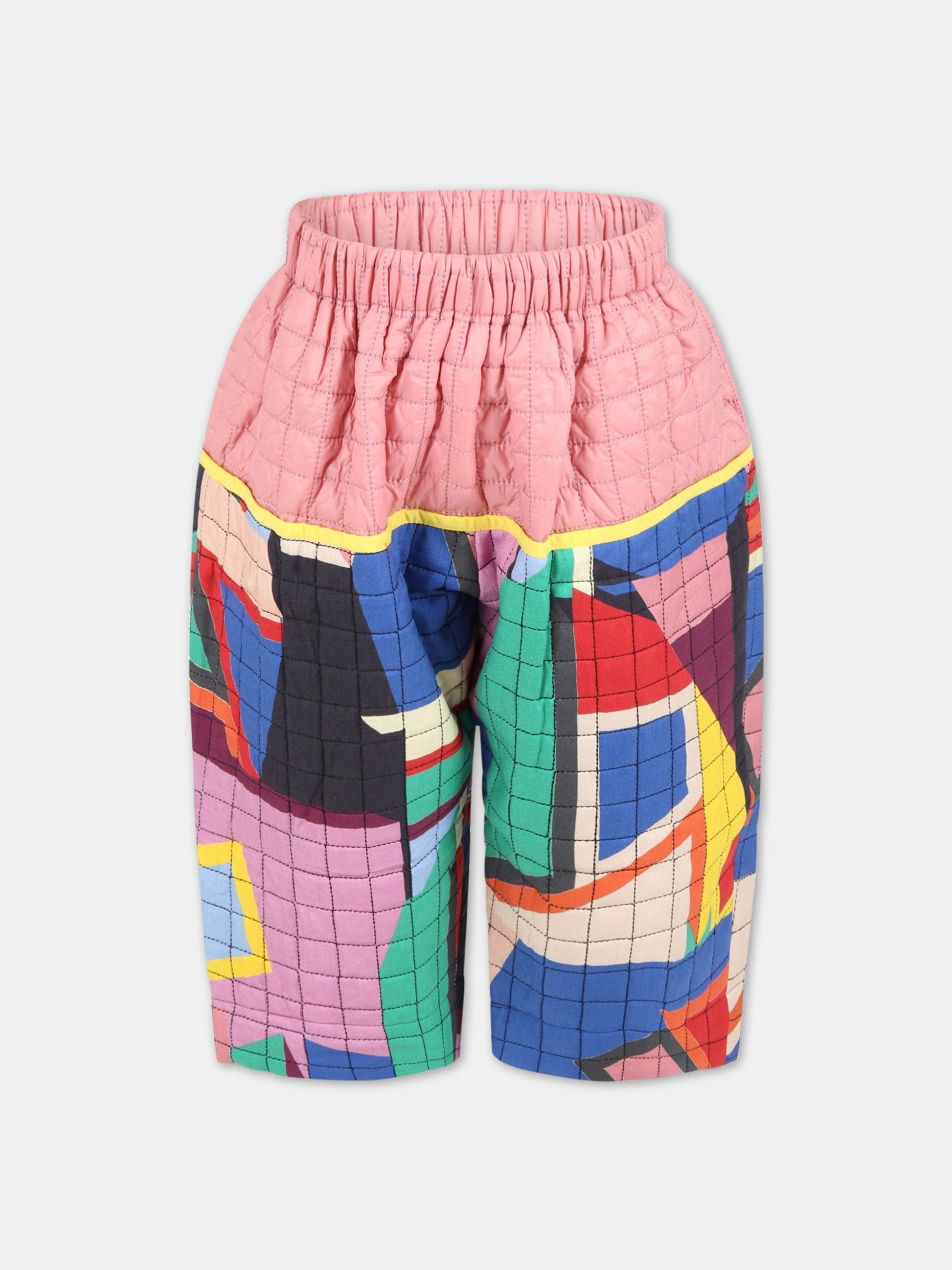 Bermuda multicolor per bambina,Tia Cibani,FW21 KG TR36S WO30